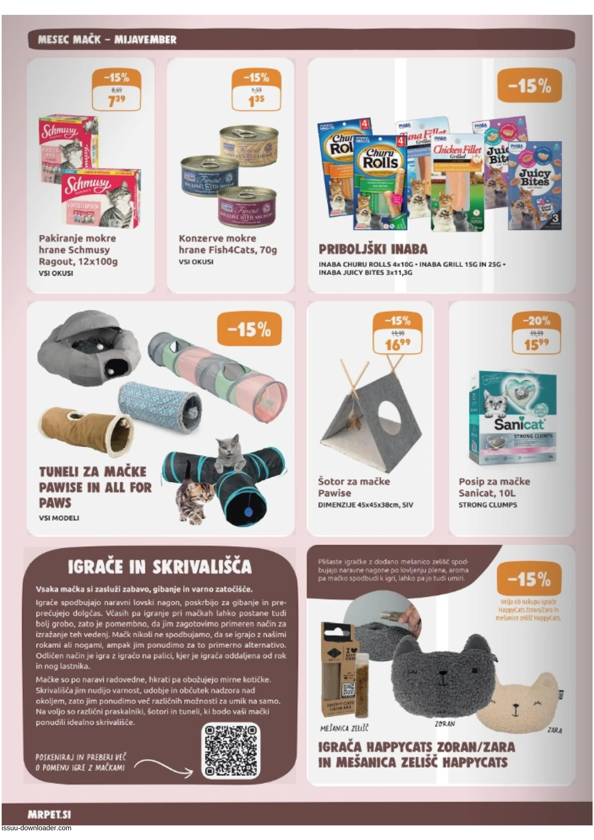 Stran 4. Mr. Pet kataloga - Akcije od 03.11. do 30.11.2025.