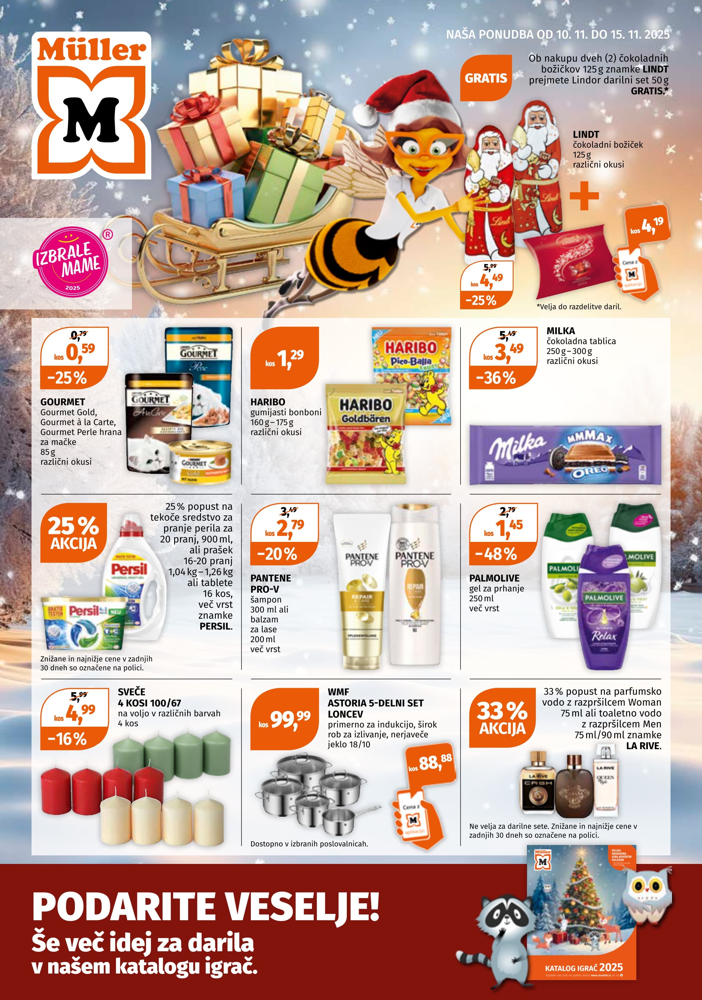 Stran 1. Mueller kataloga - Akcije od 10.11. do 15.11.2025.