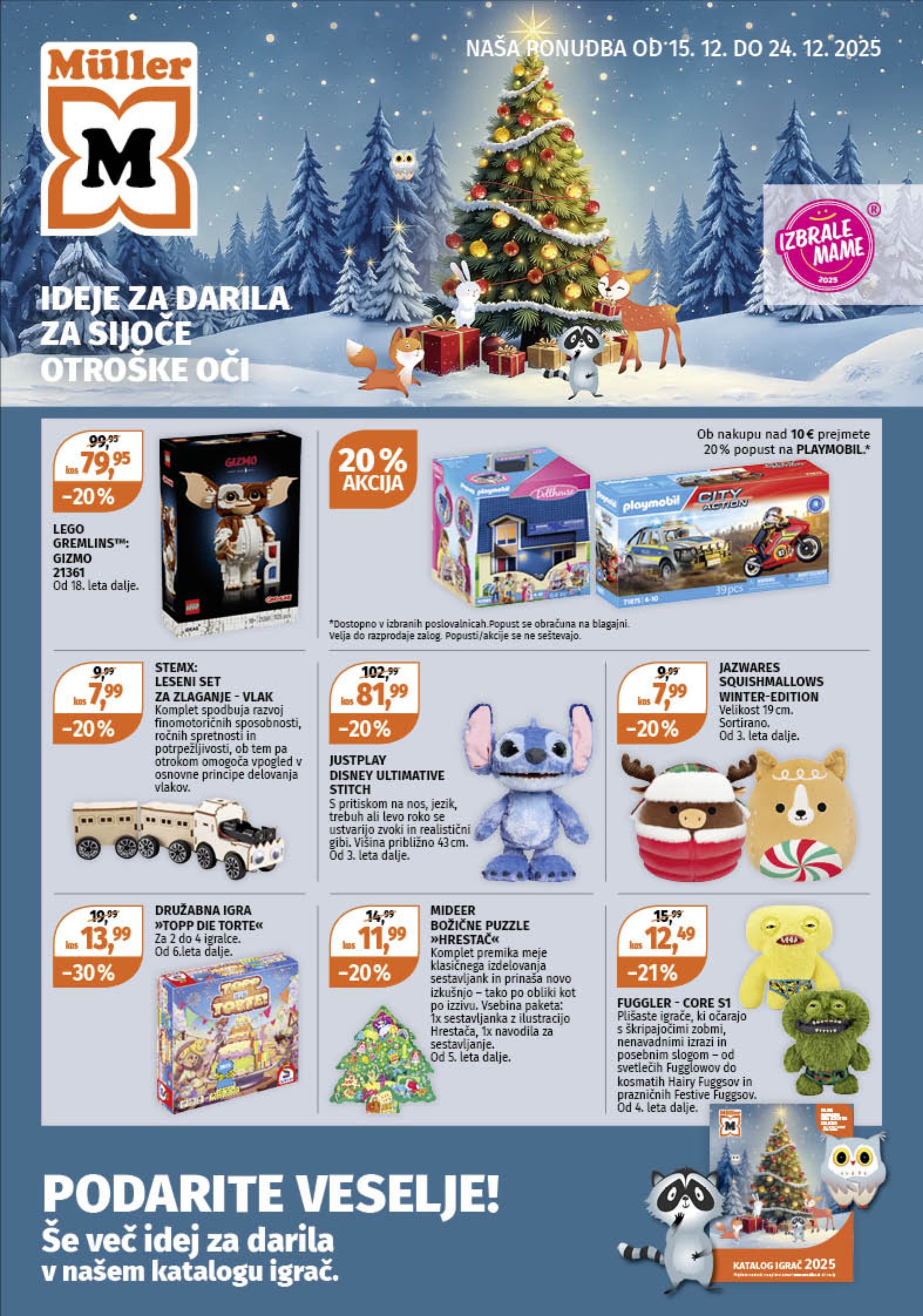 Stran 1. Mueller kataloga - Akcije od 15.12. do 24.12.2025.