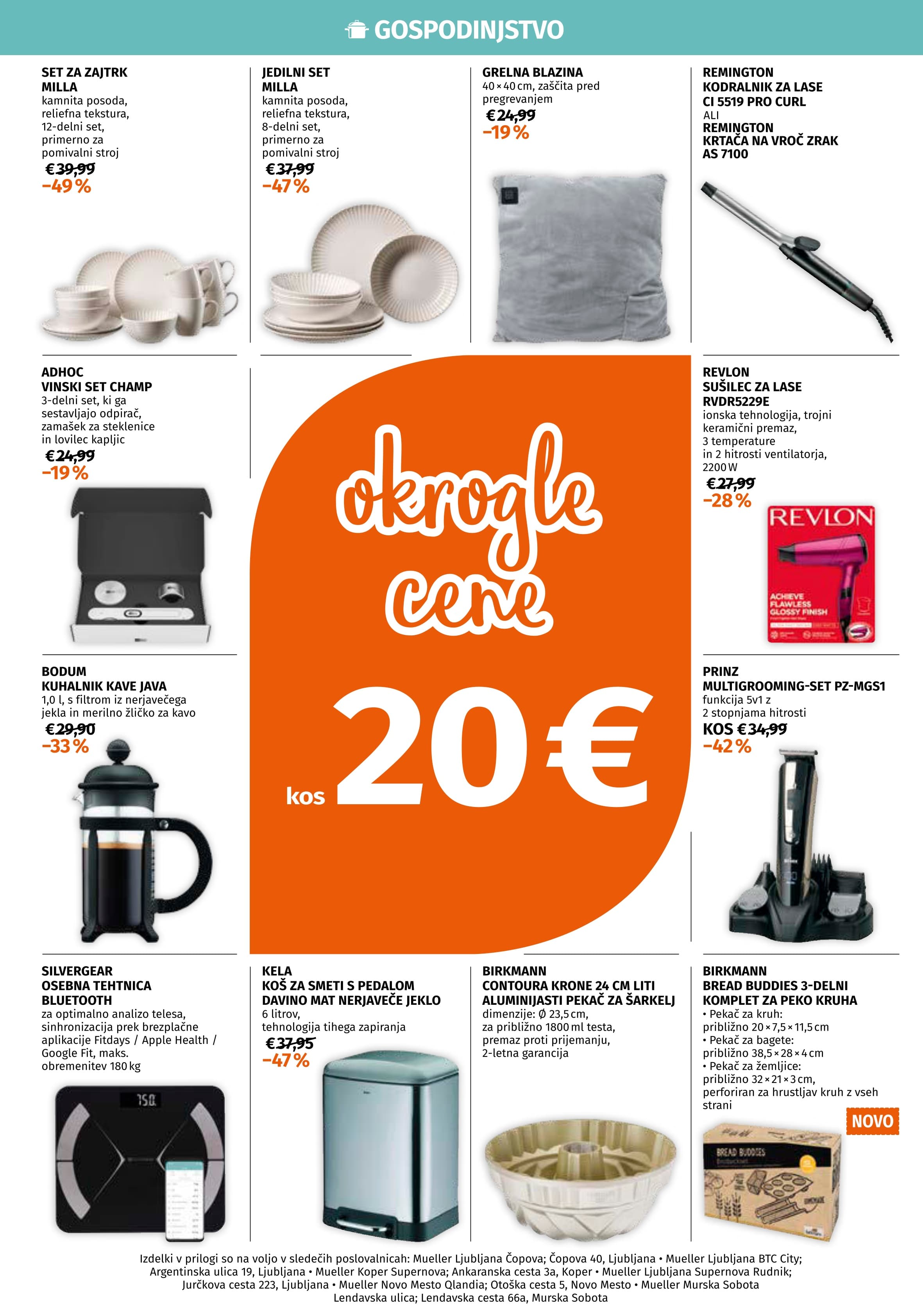 Stran 2. Mueller kataloga - Ponudba gospodinjskih izdelkov