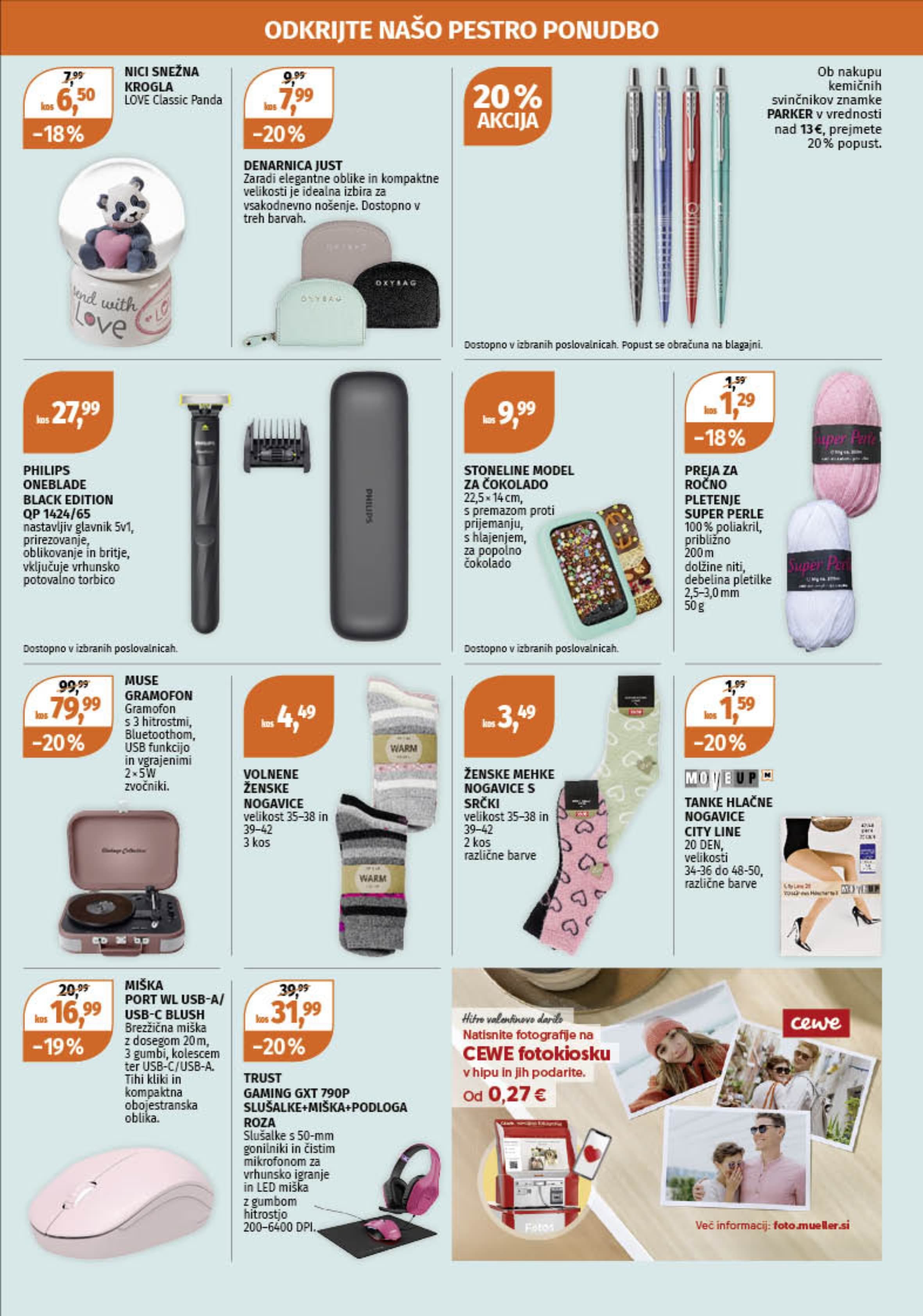 Stran 16. Mueller kataloga - Ideje za darila