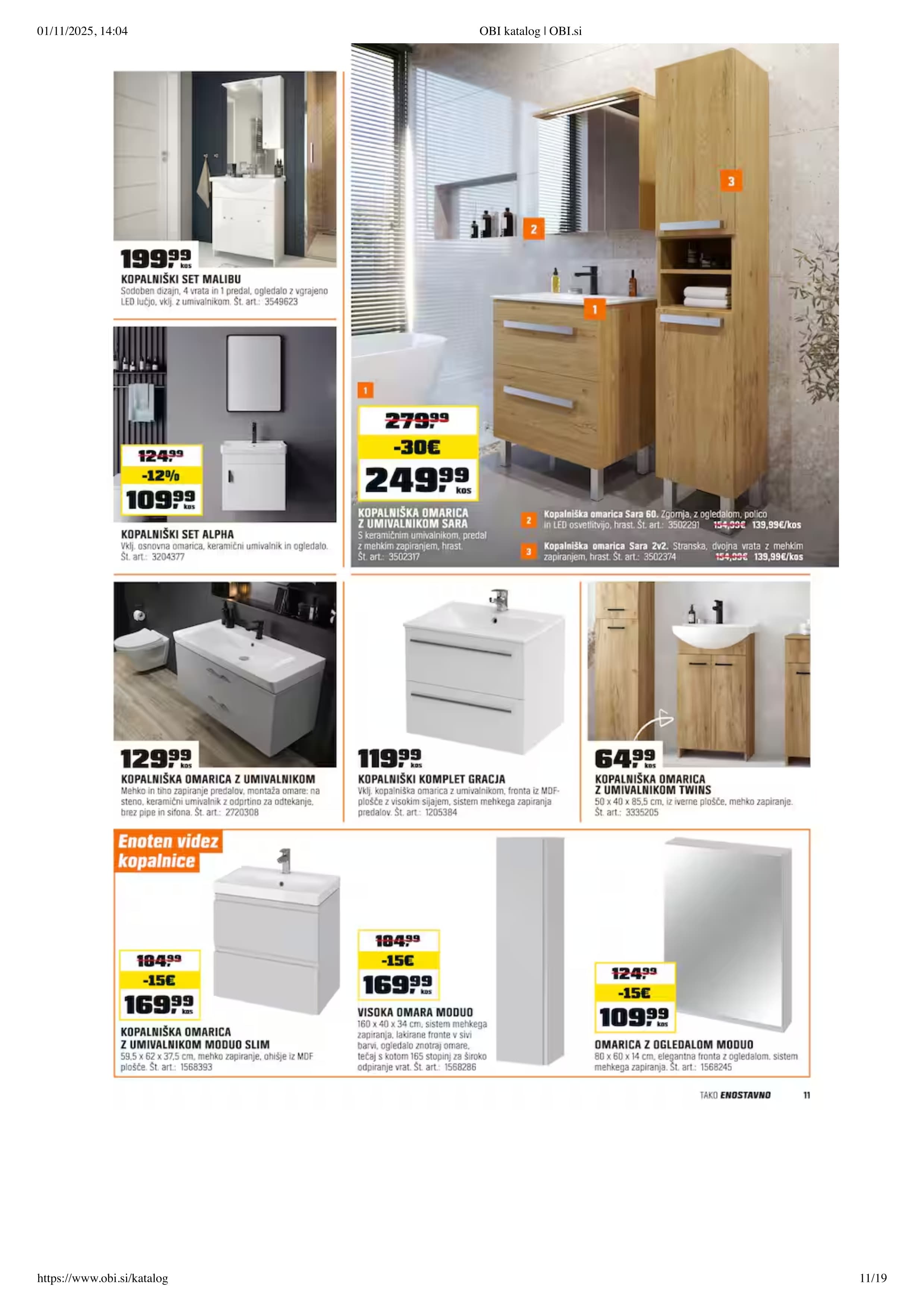 Stran 11. Obi kataloga - Akcije od 01.11. do 30.11.2025.