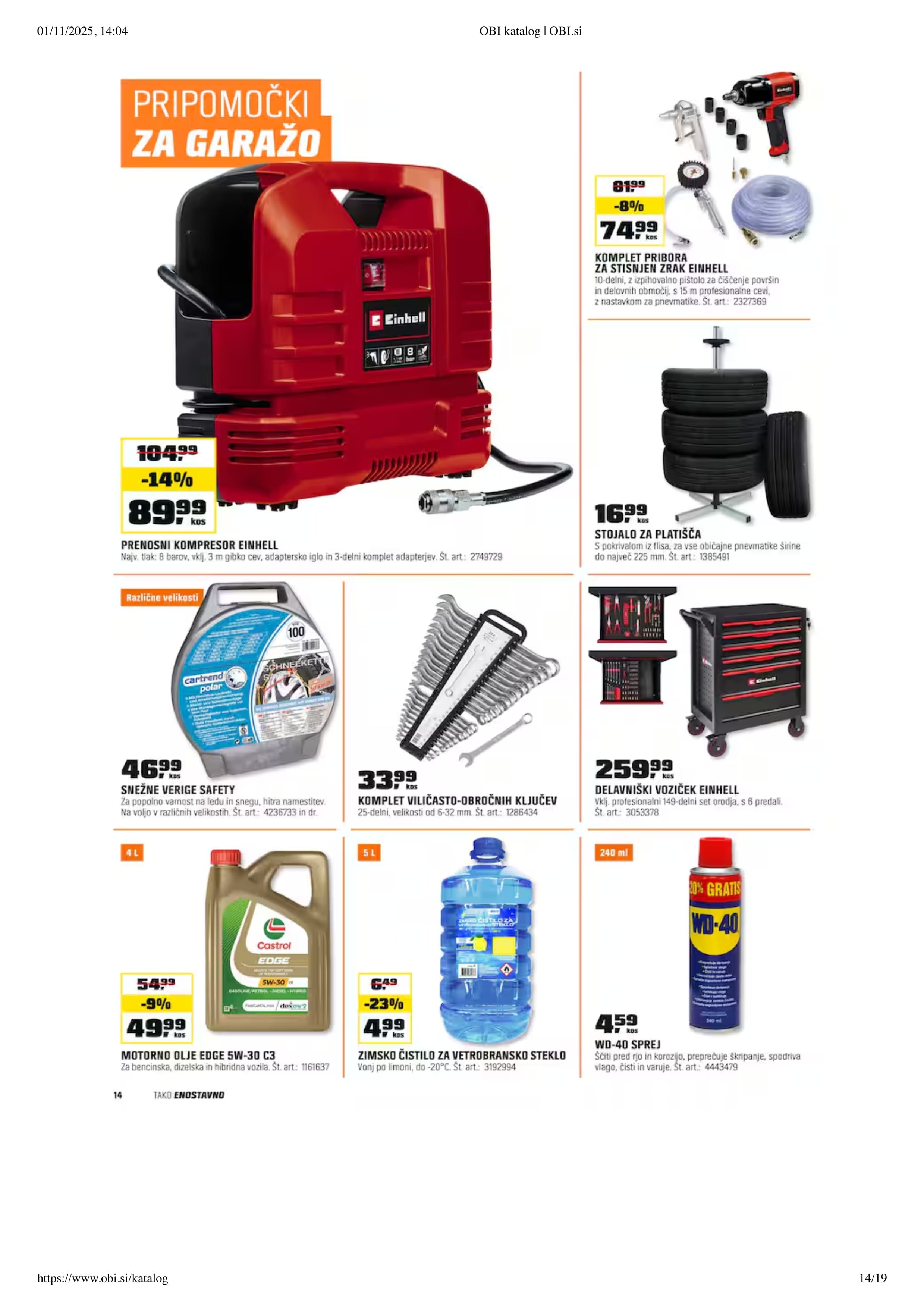 Stran 14. Obi kataloga - Akcije od 01.11. do 30.11.2025.