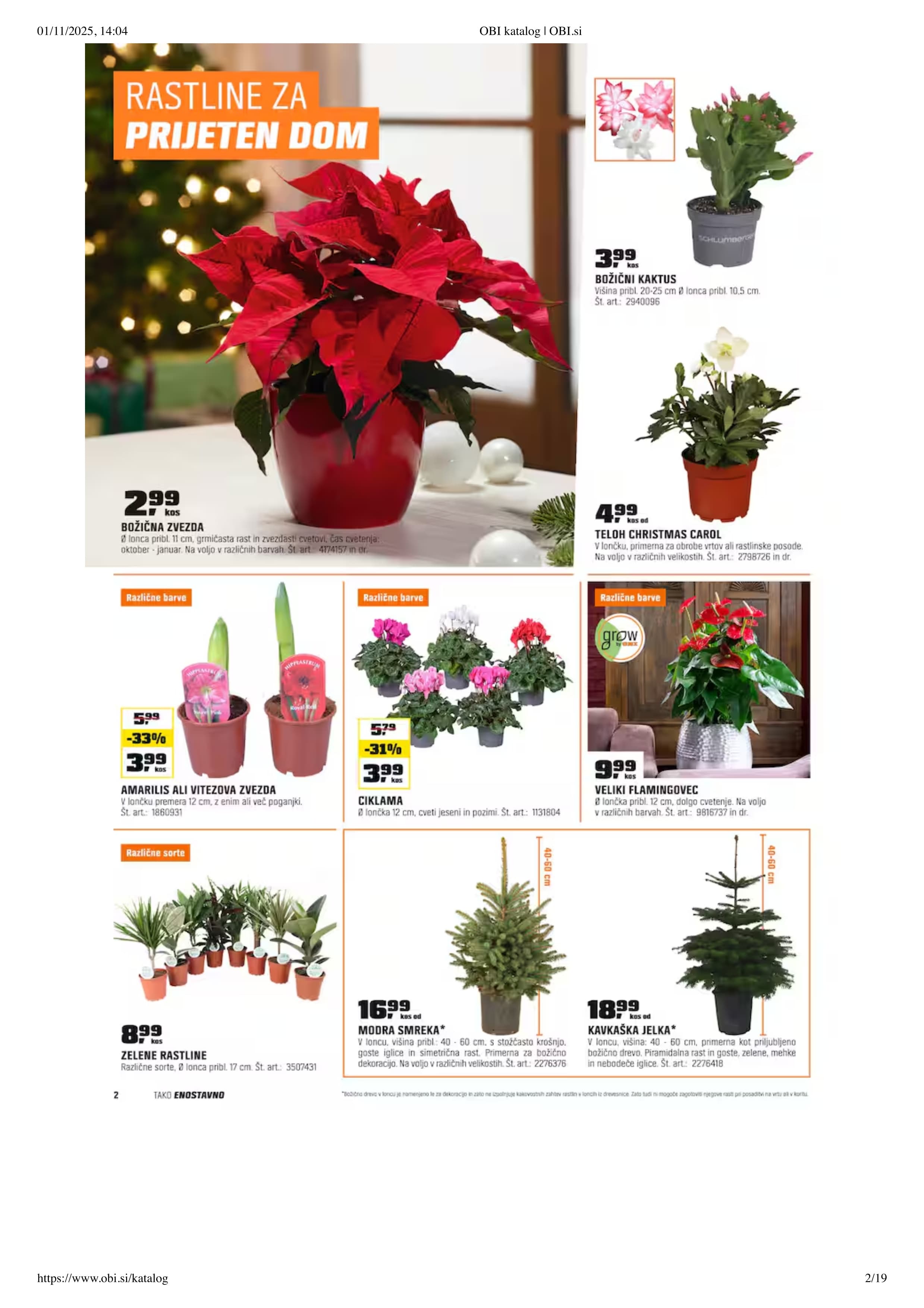 Stran 2. Obi kataloga - Akcije od 01.11. do 30.11.2025.