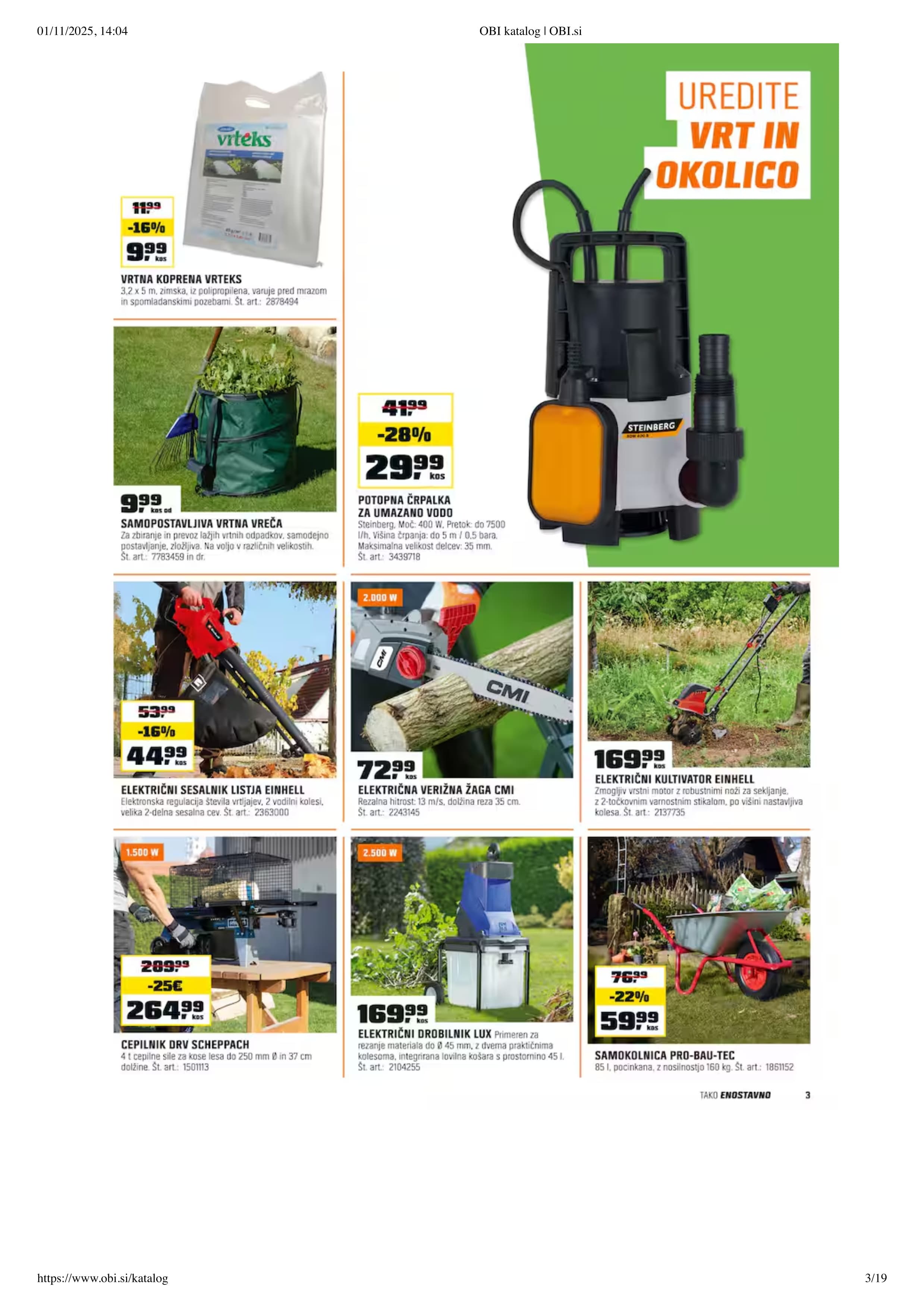 Stran 3. Obi kataloga - Akcije od 01.11. do 30.11.2025.