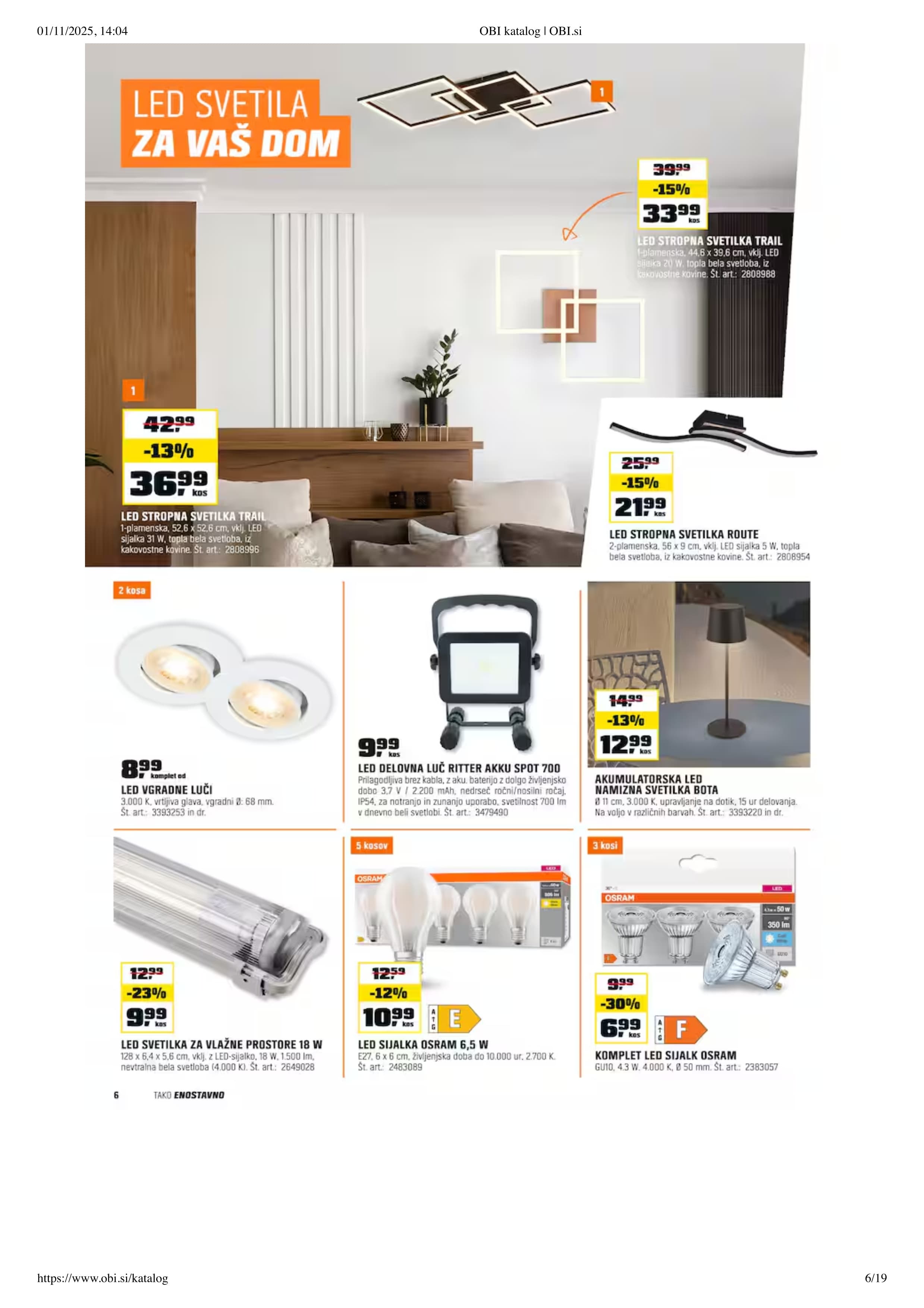 Stran 6. Obi kataloga - Akcije od 01.11. do 30.11.2025.