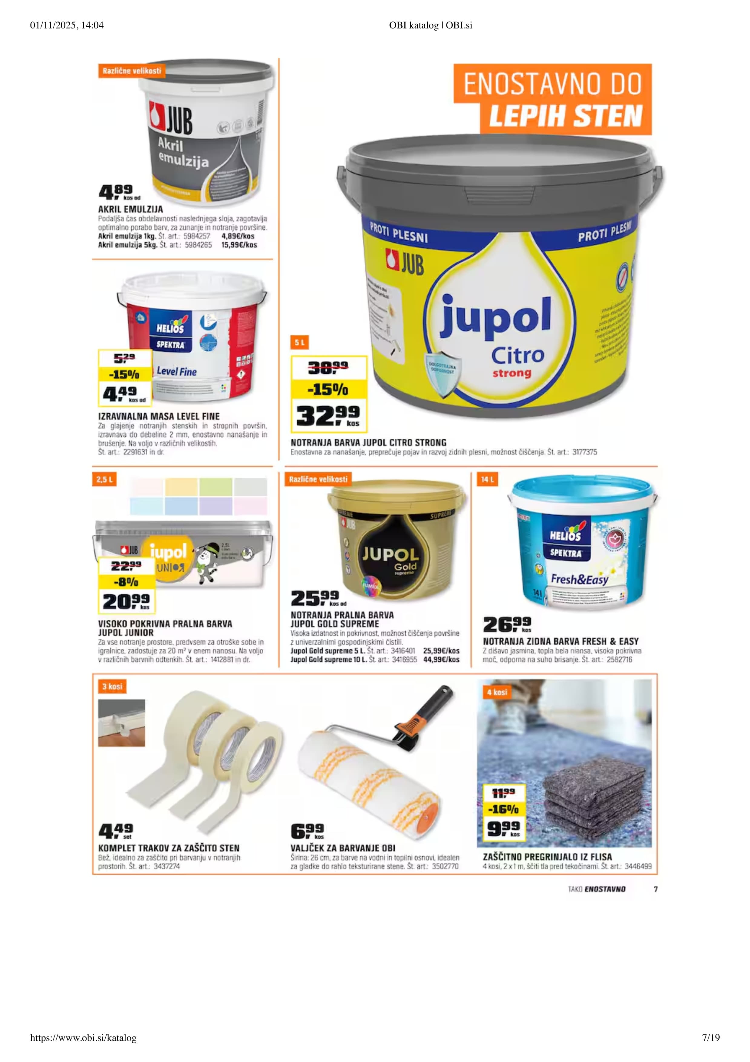 Stran 7. Obi kataloga - Akcije od 01.11. do 30.11.2025.