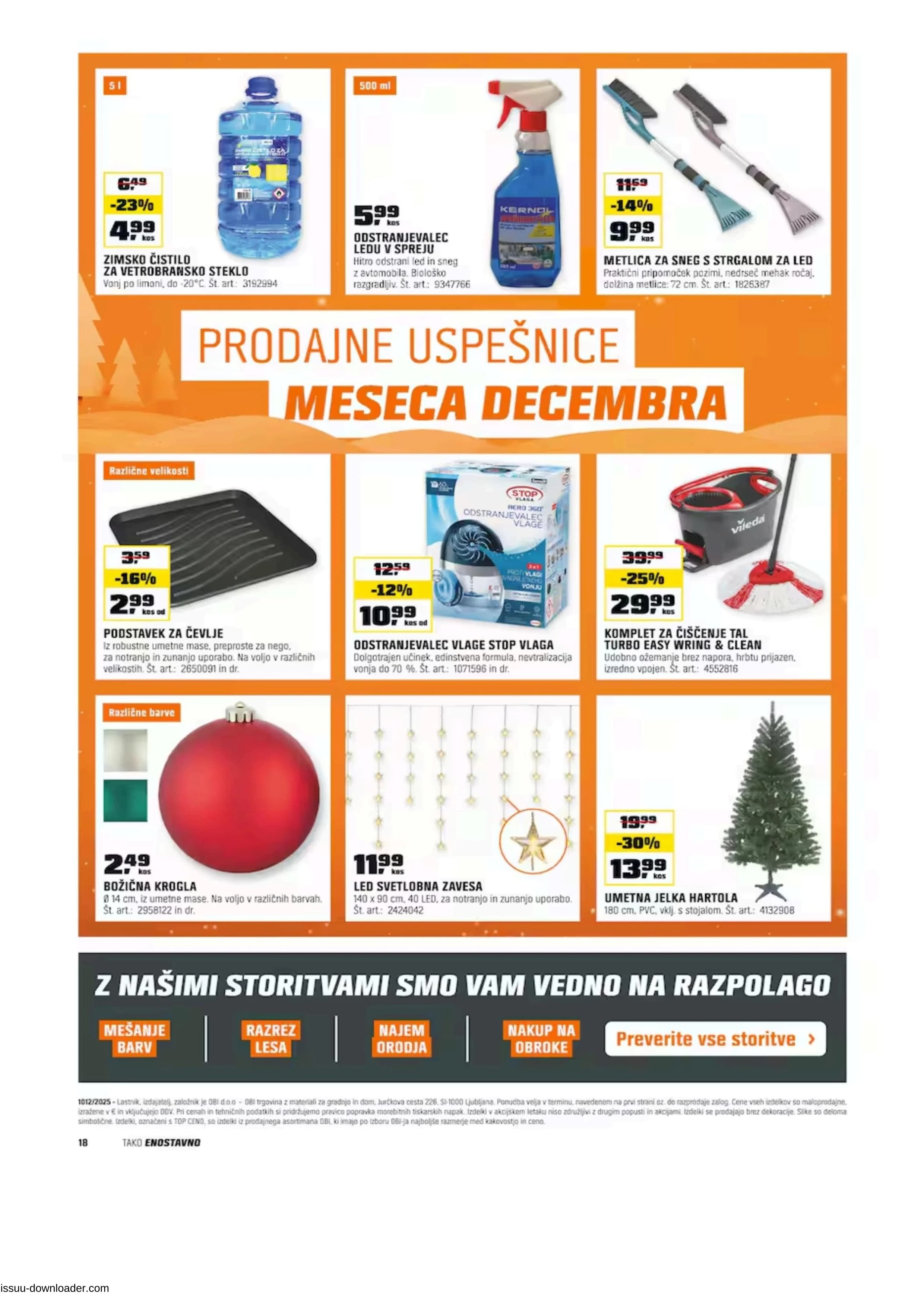 Stran 18. Obi kataloga - Akcije od 01.12. do 31.12.2025.