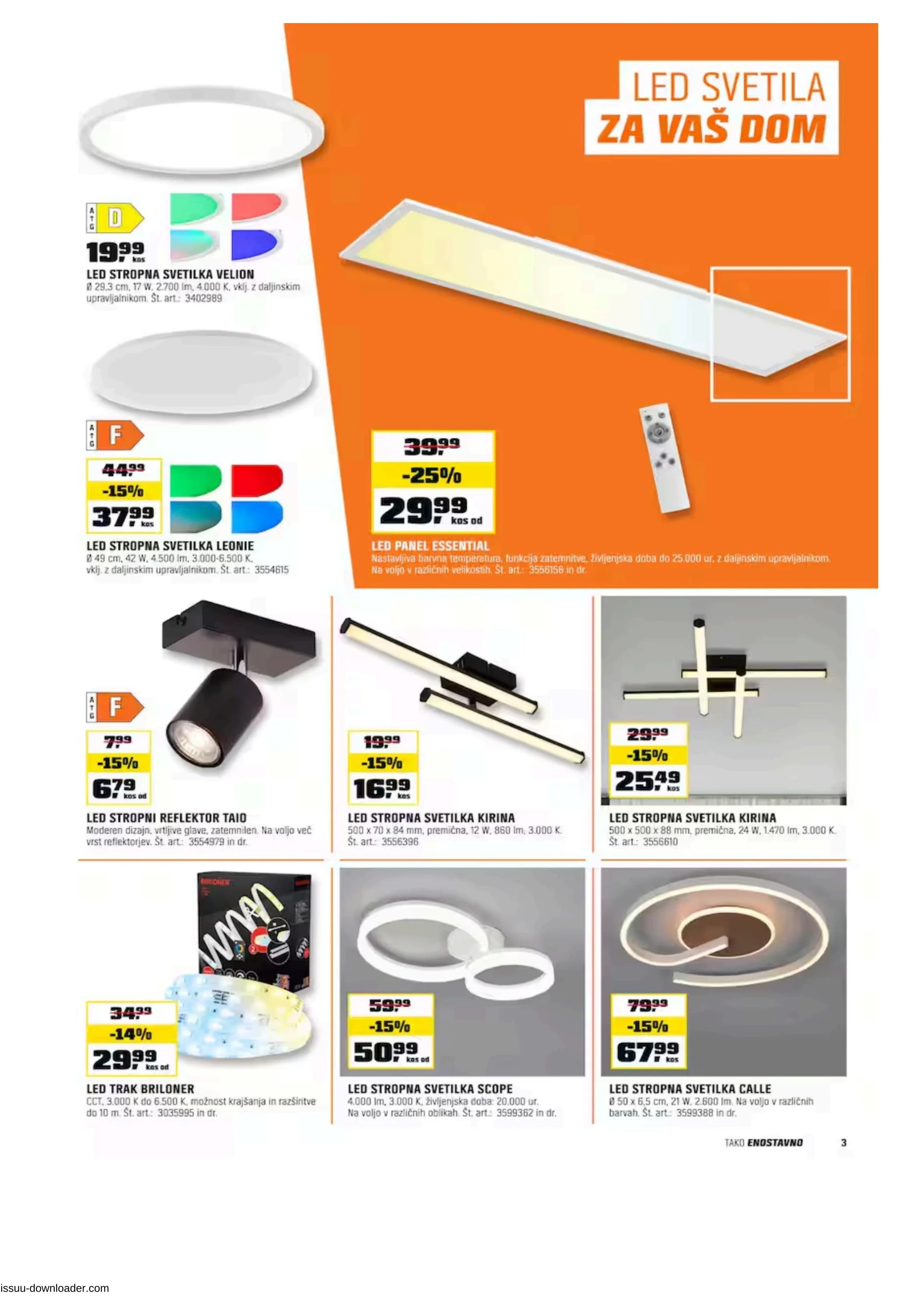 Stran 3. Obi kataloga - Akcije od 01.12. do 31.12.2025.