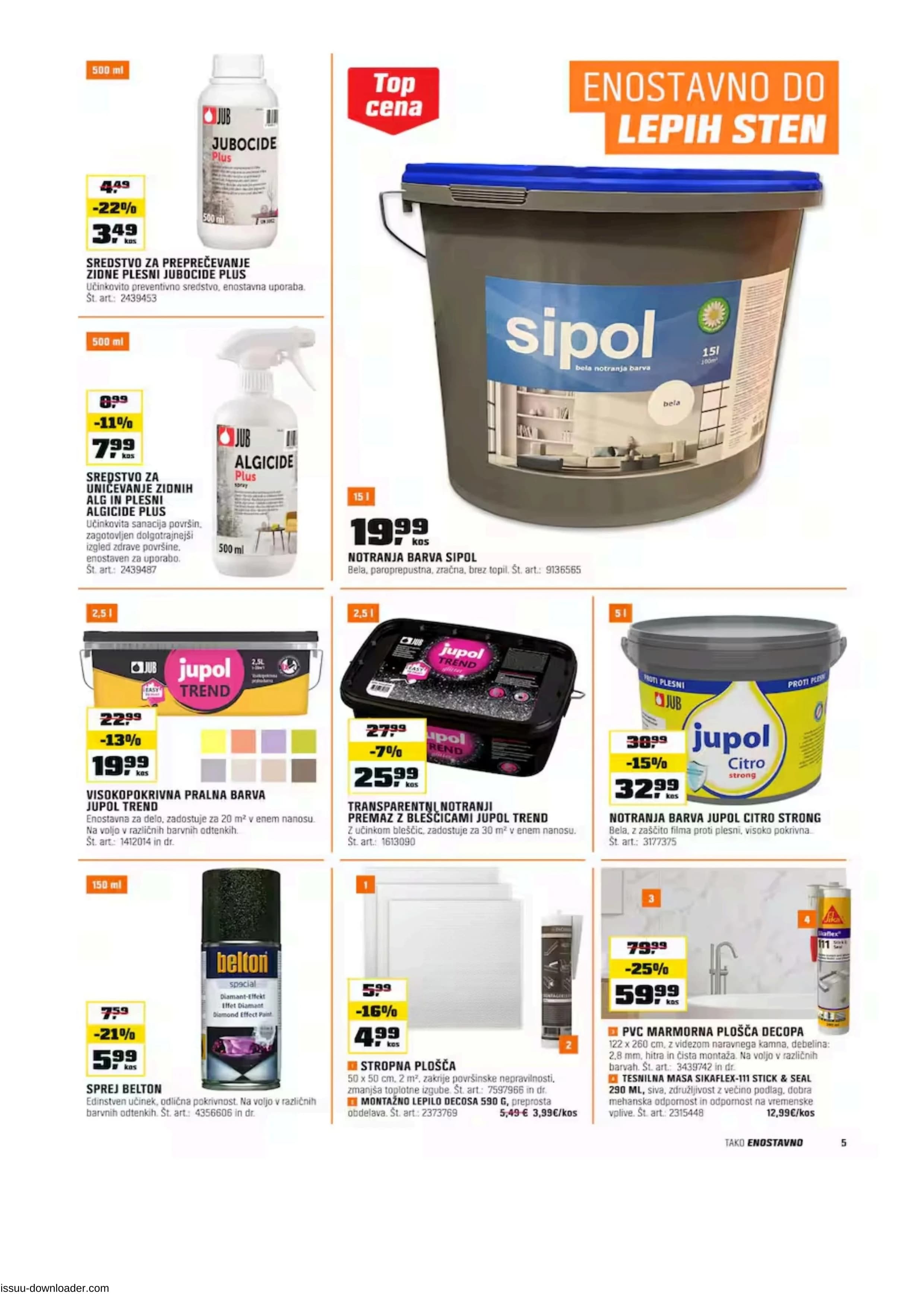 Stran 5. Obi kataloga - Akcije od 01.12. do 31.12.2025.
