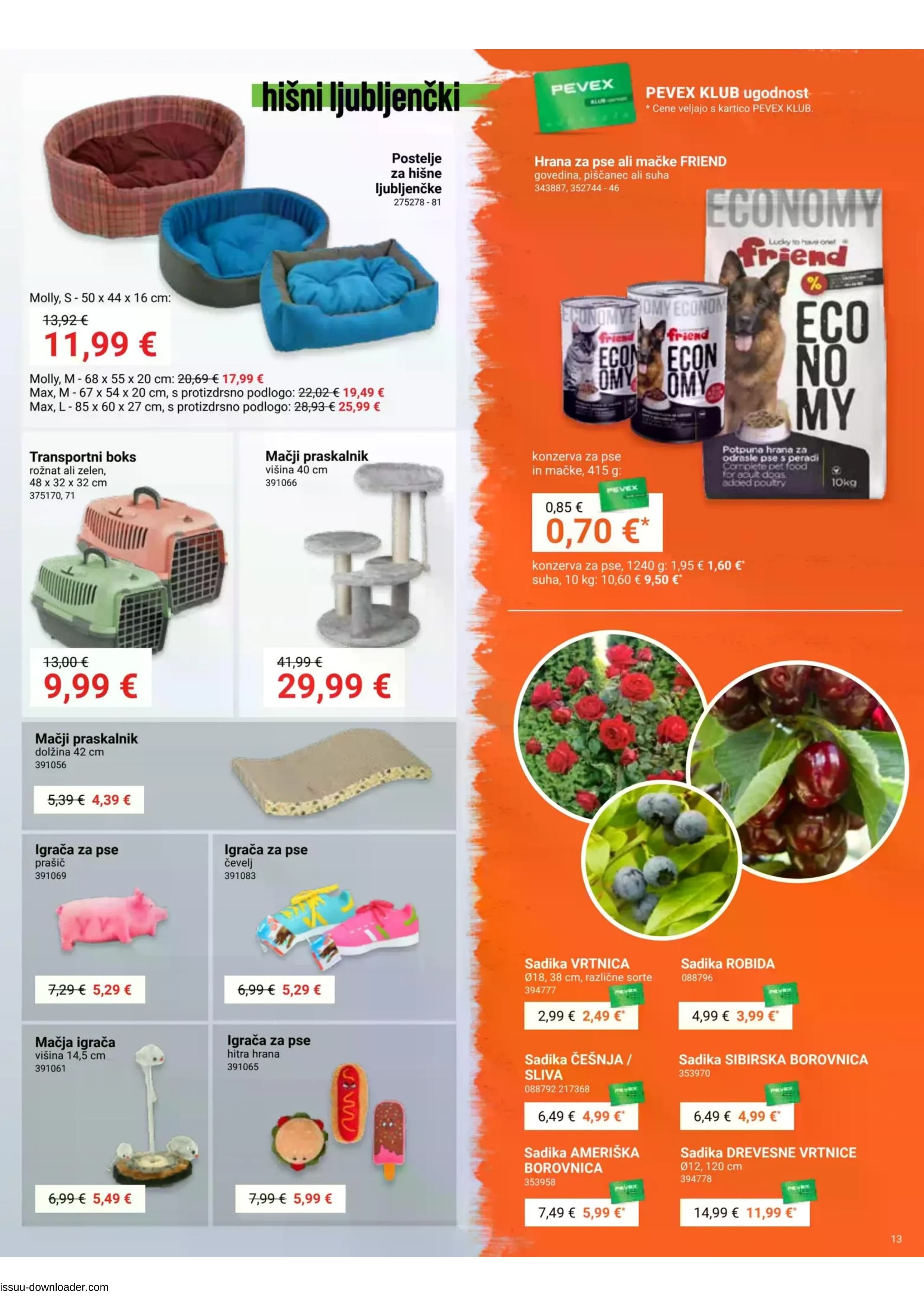 Stran 13. Pevex kataloga - Akcije od 23.10. do 17.11.2025.