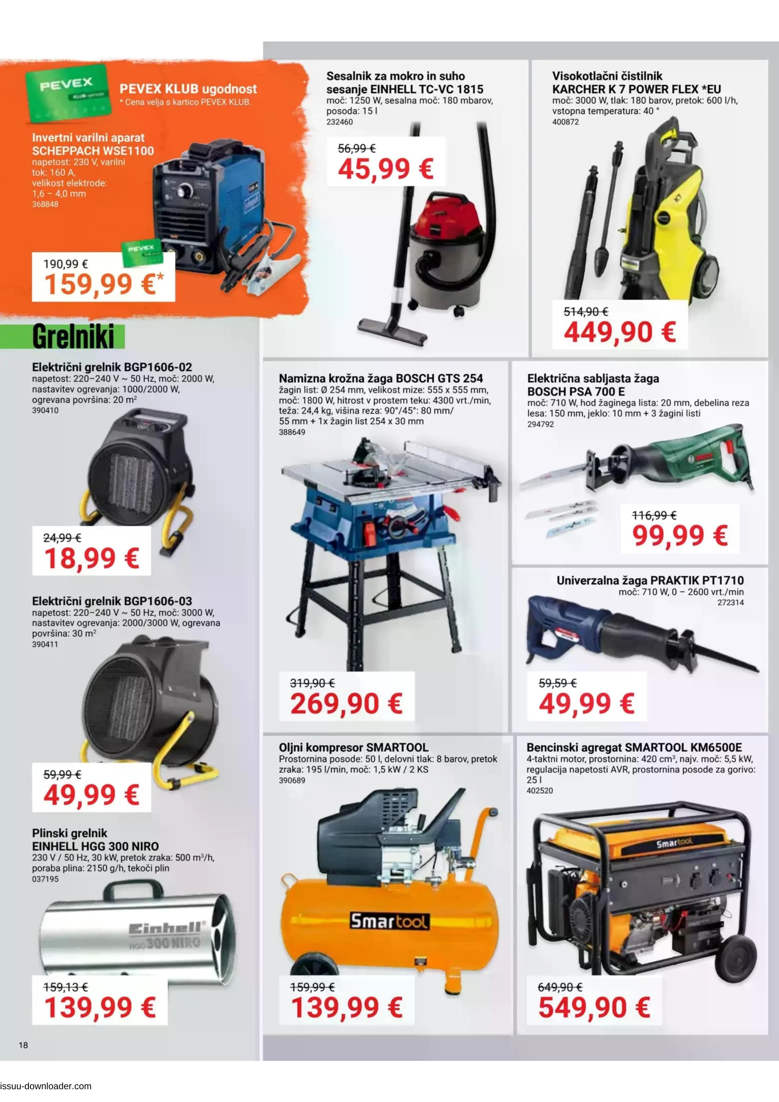 Stran 18. Pevex kataloga - Akcije od 23.10. do 17.11.2025.