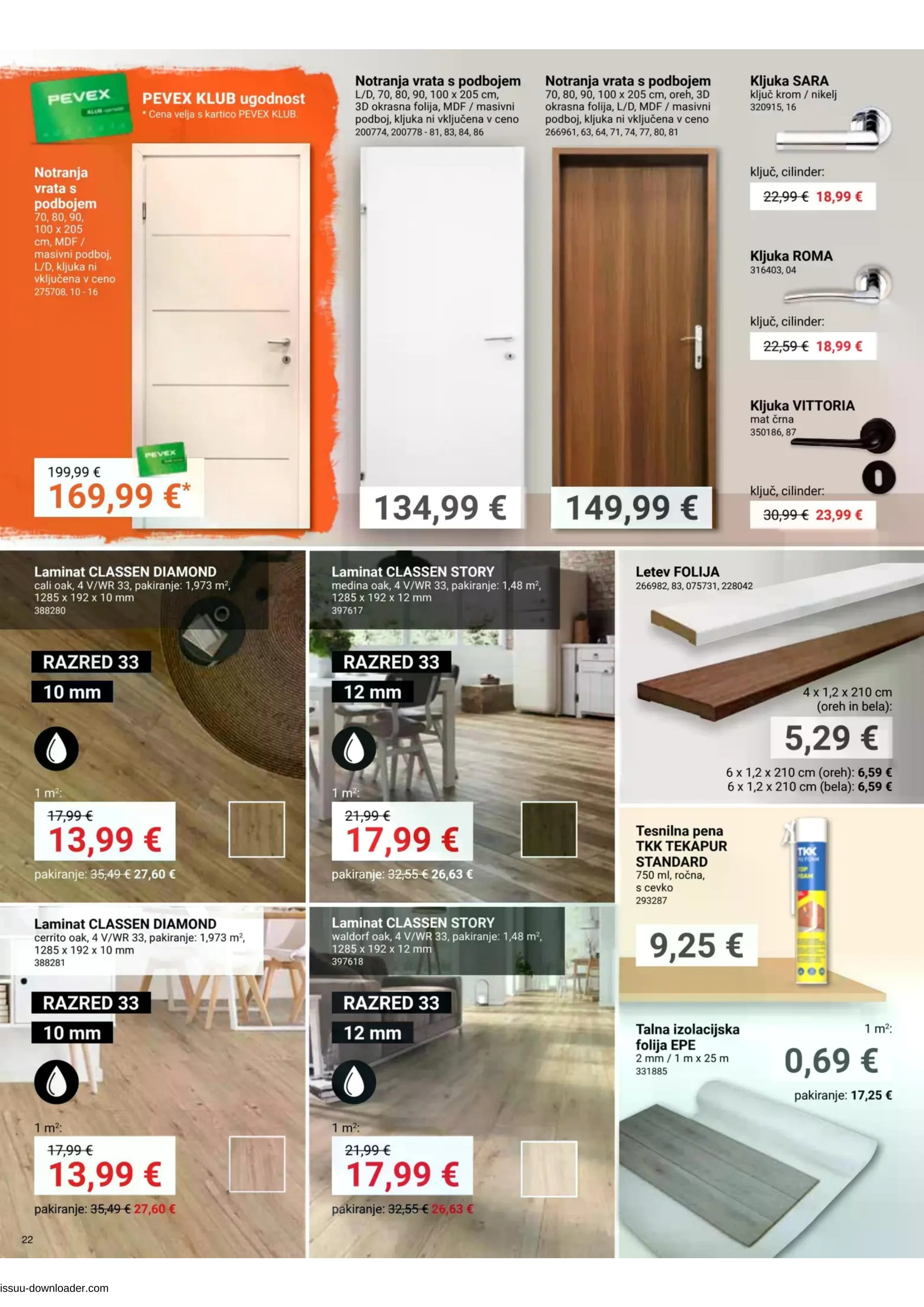 Stran 22. Pevex kataloga - Akcije od 23.10. do 17.11.2025.