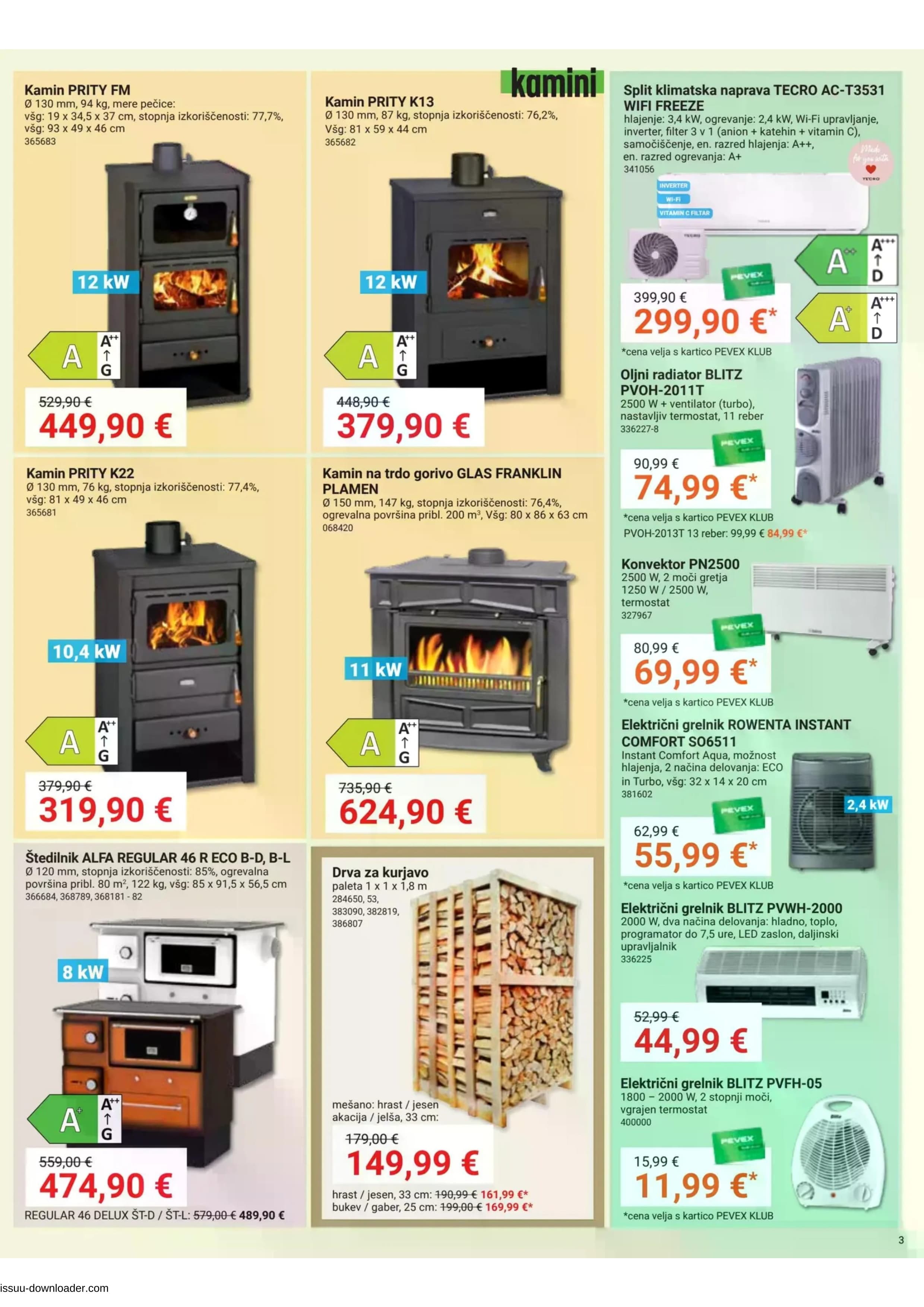 Stran 3. Pevex kataloga - Akcije od 23.10. do 17.11.2025.