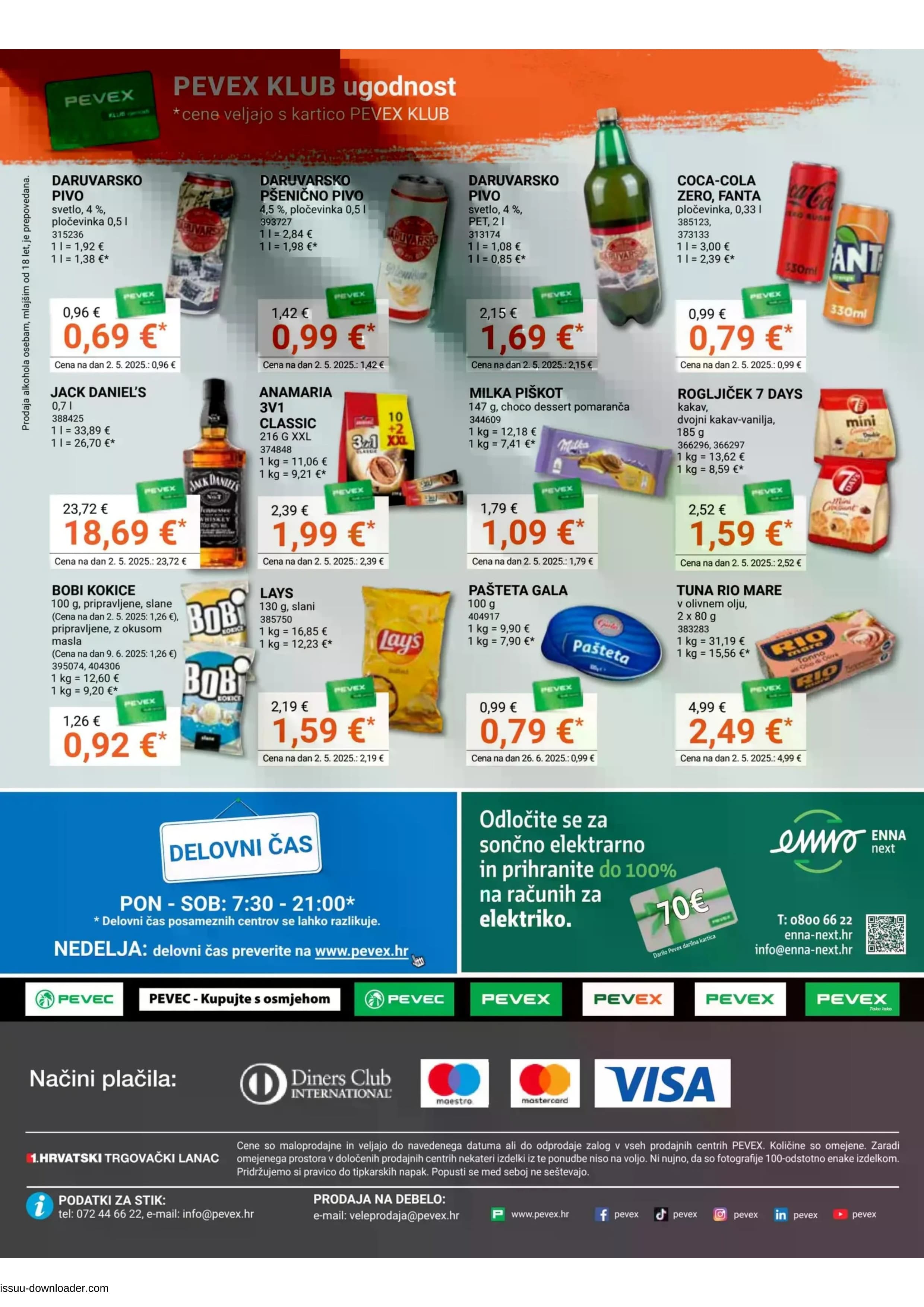 Stran 32. Pevex kataloga - Akcije od 23.10. do 17.11.2025.