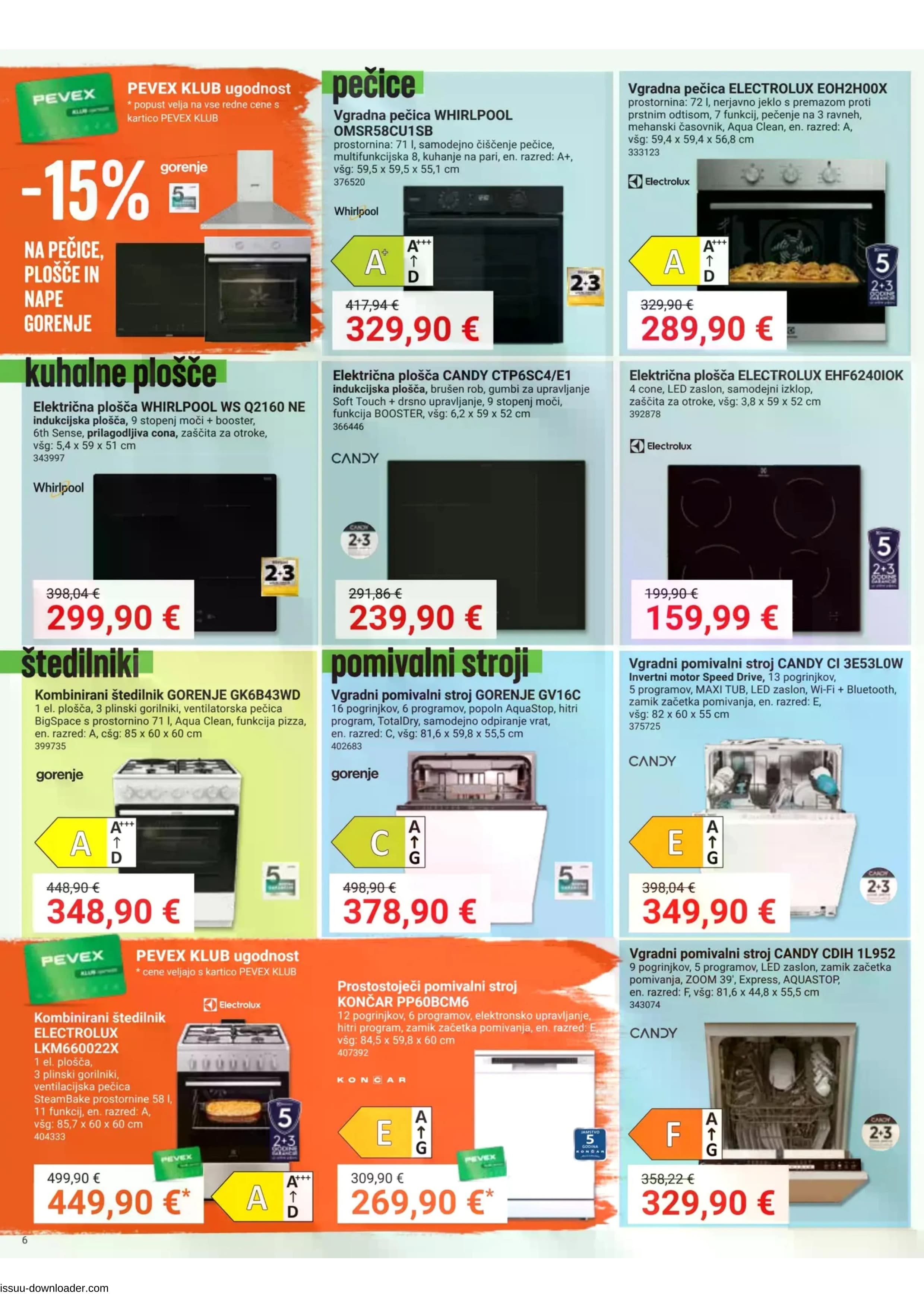 Stran 6. Pevex kataloga - Akcije od 23.10. do 17.11.2025.