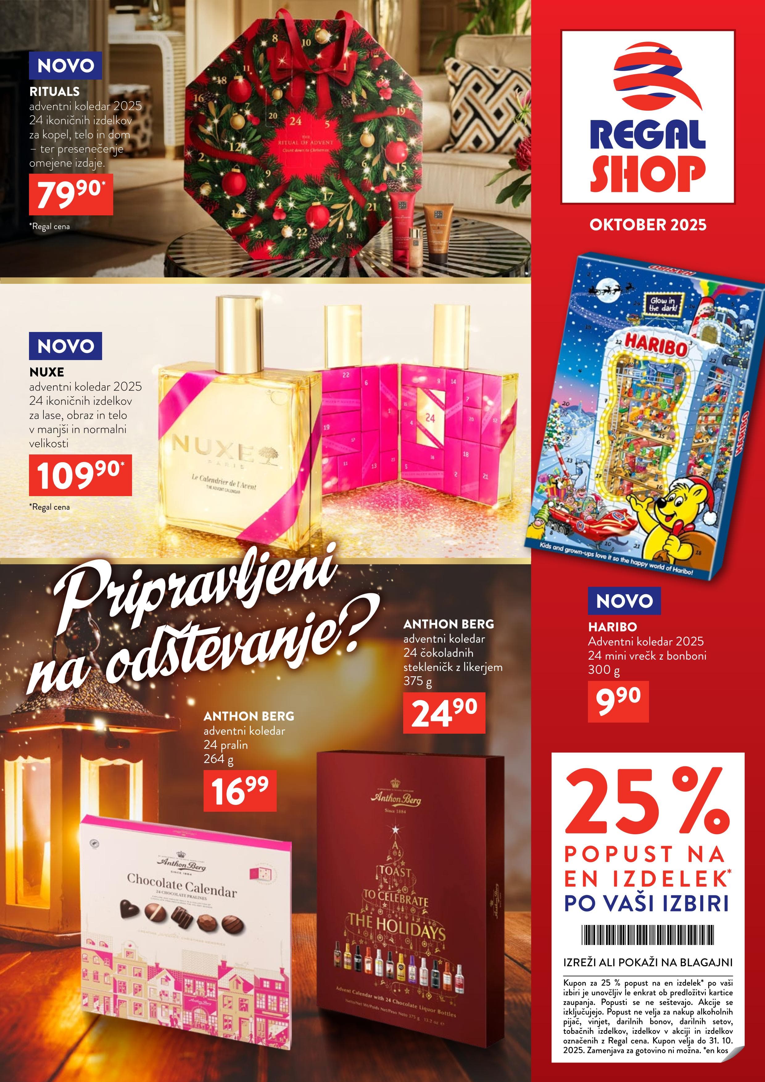 Stran 1. Regal Shop kataloga - Akcije od 01.10. do 31.10.2025.