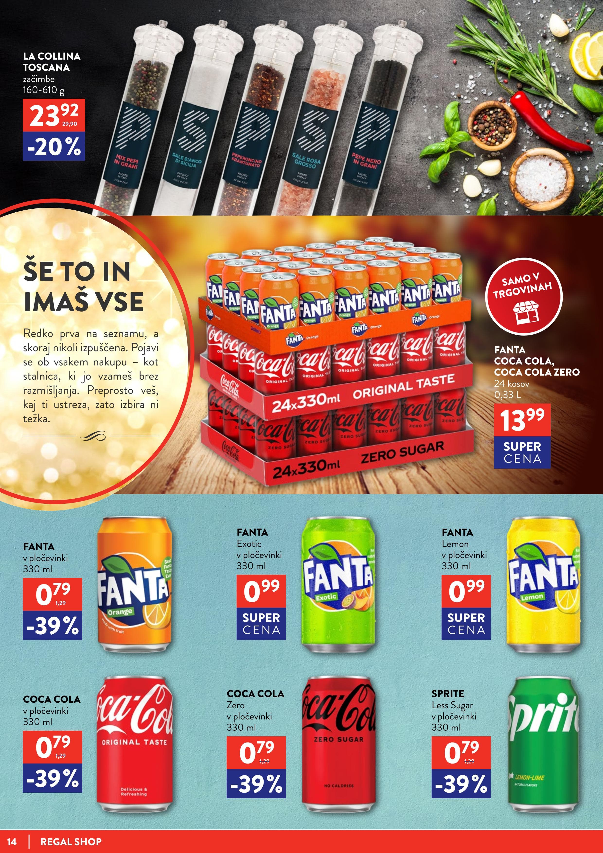 Stran 14. Regal Shop kataloga - Akcije od 01.10. do 31.10.2025.