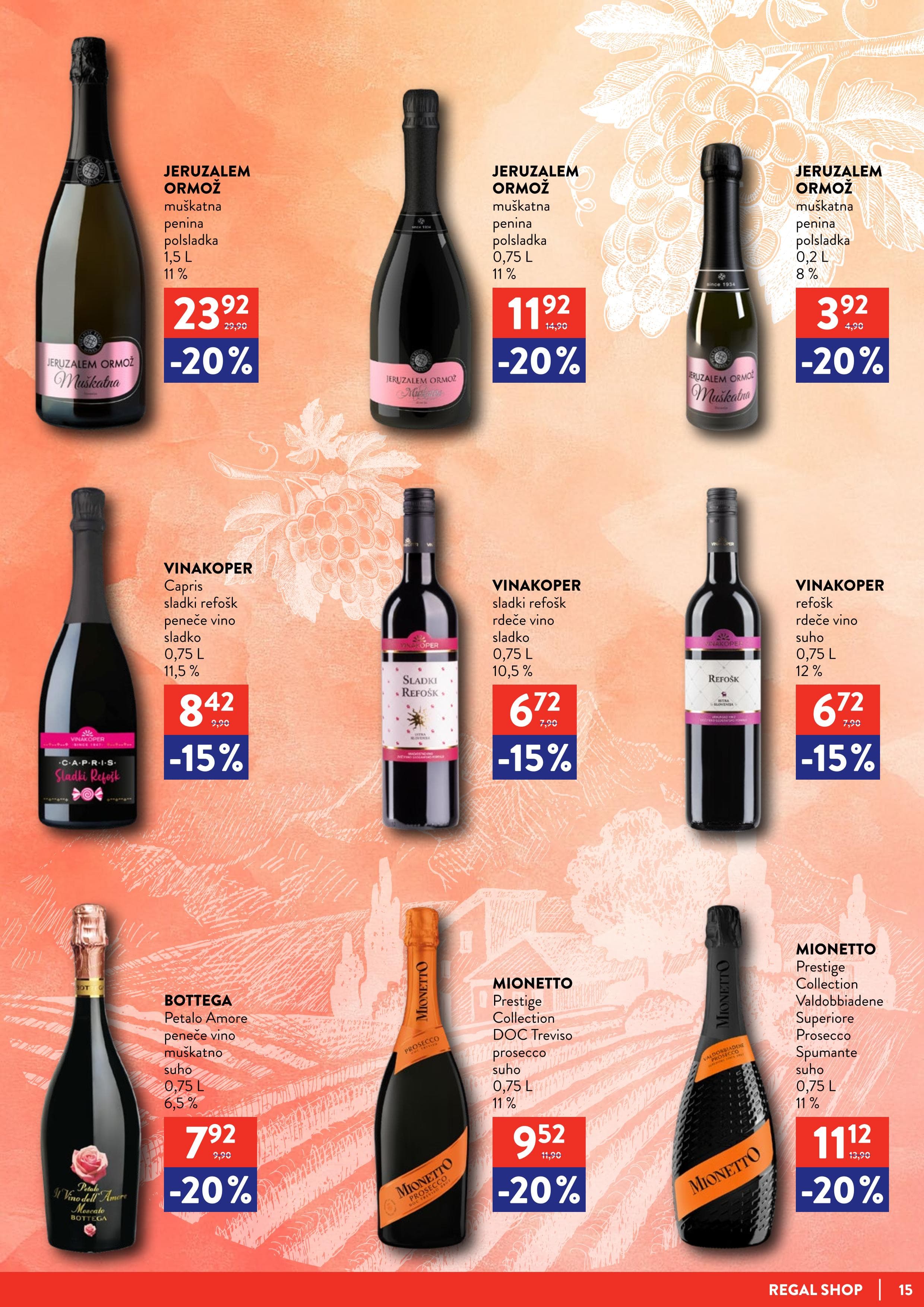 Stran 15. Regal Shop kataloga - Akcije od 01.10. do 31.10.2025.