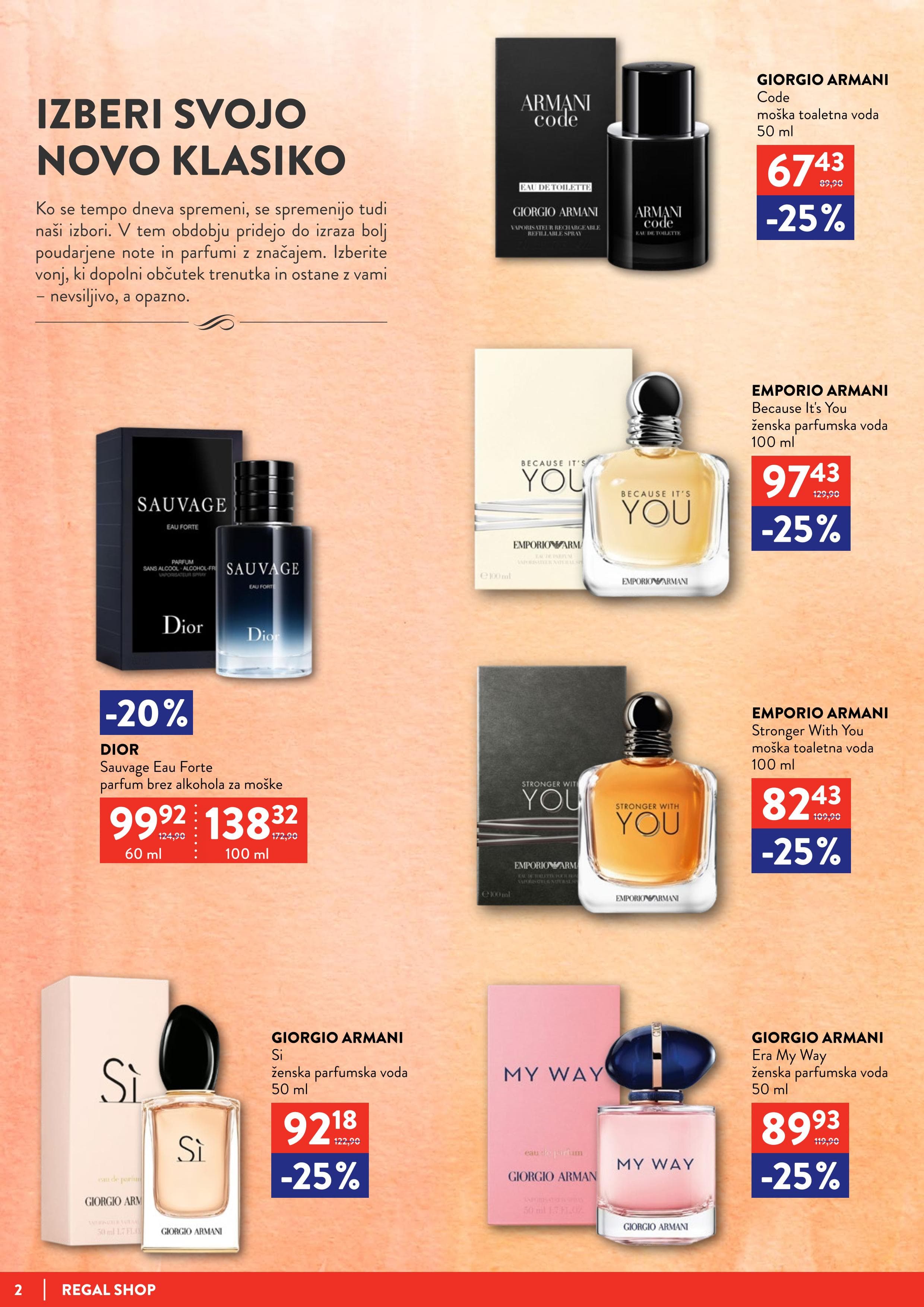 Stran 2. Regal Shop kataloga - Akcije od 01.10. do 31.10.2025.