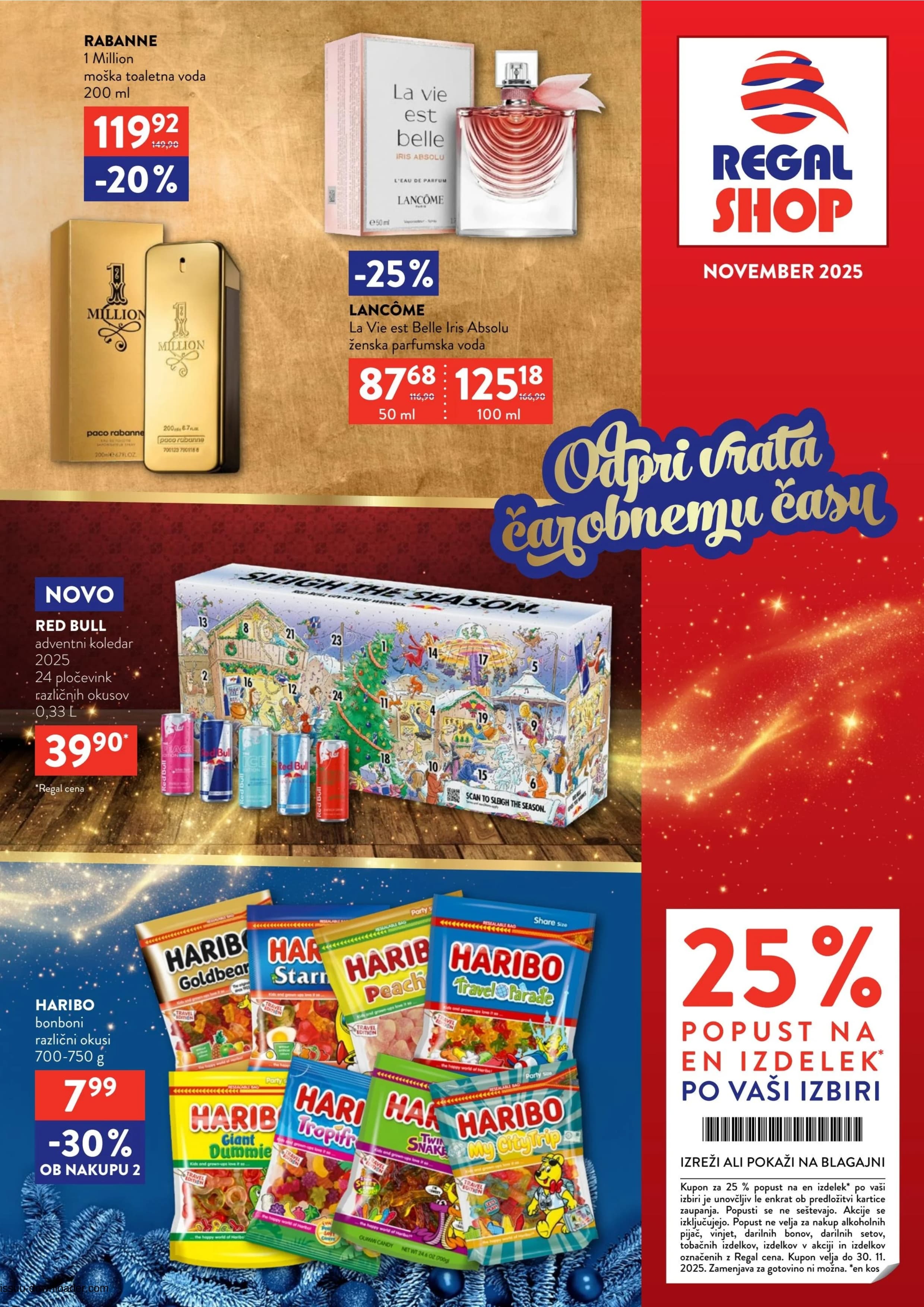Stran 1. Regal Shop kataloga - Akcije od 01.11. do 30.11.2025.