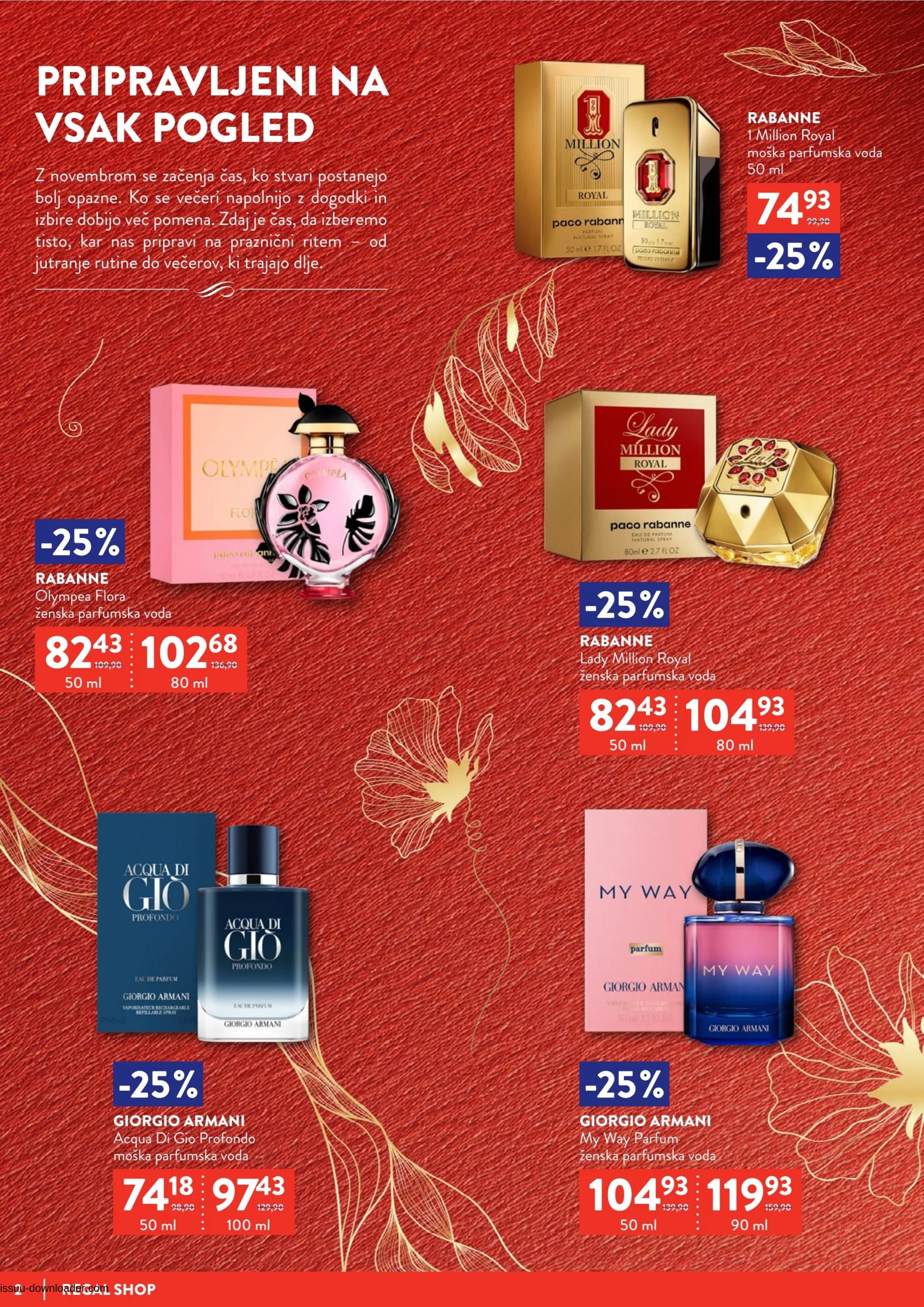 Stran 2. Regal Shop kataloga - Akcije od 01.11. do 30.11.2025.