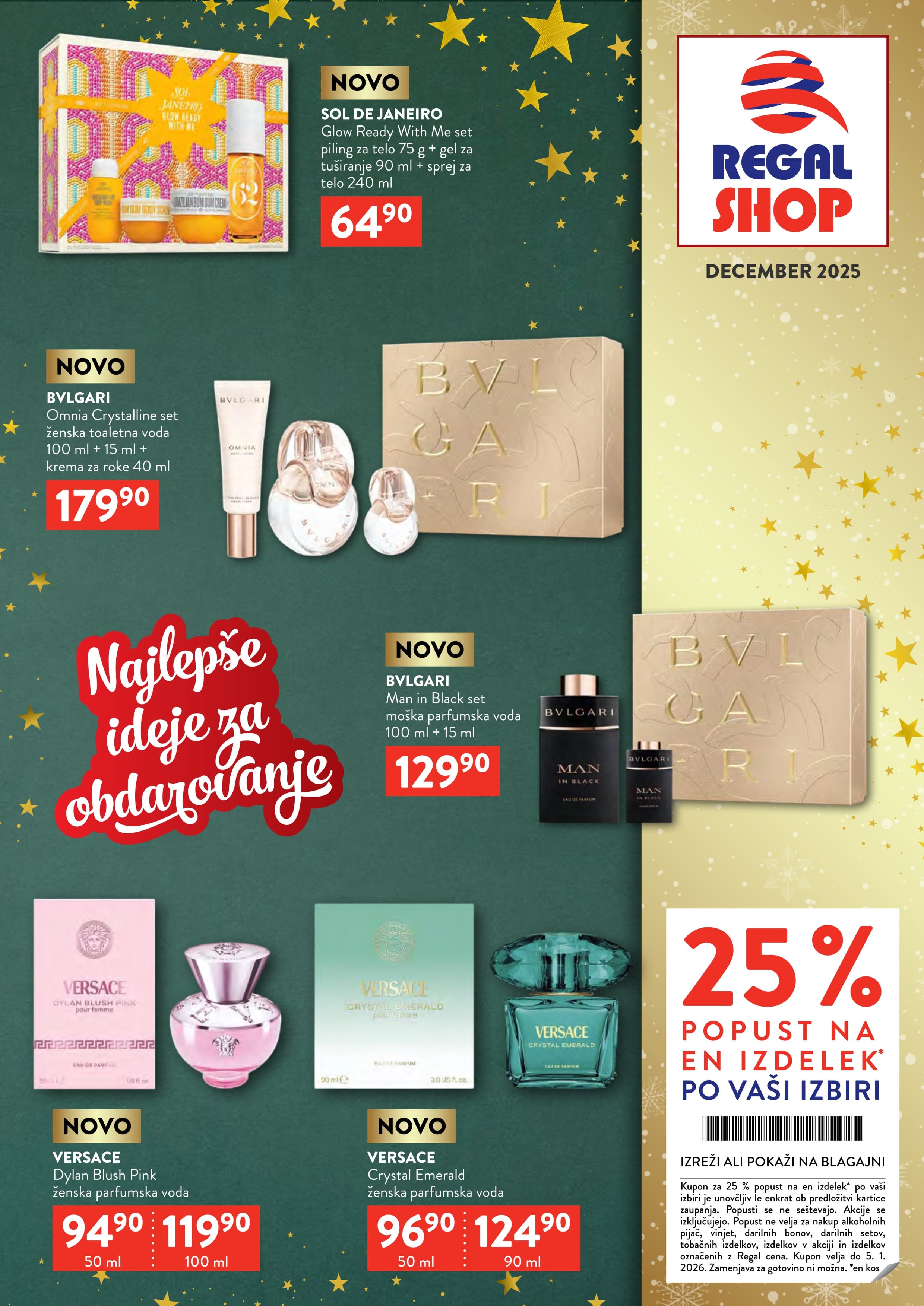 Stran 1. Regal Shop kataloga - Akcije od 01.12. do 05.01.2026.