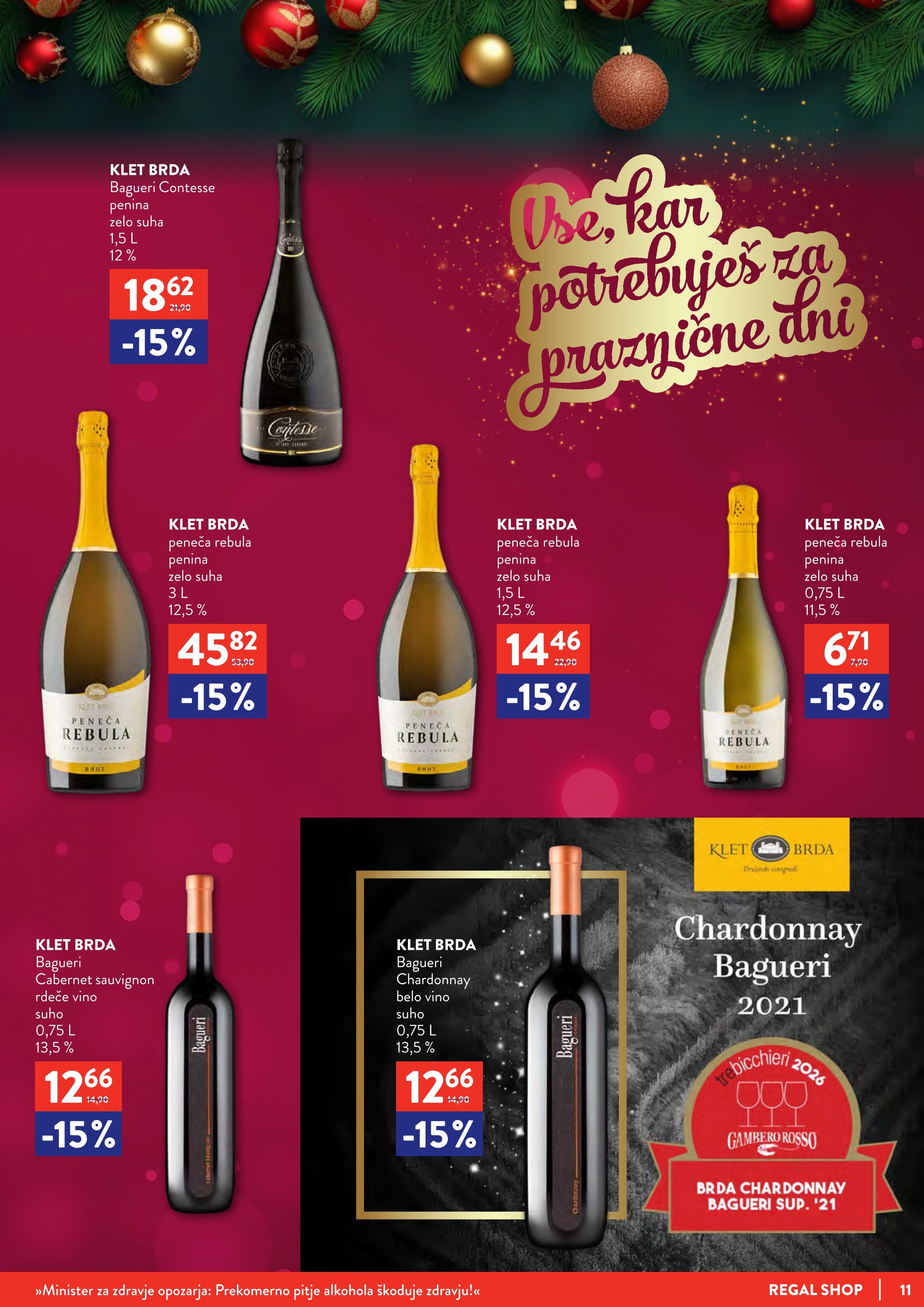 Stran 11. Regal Shop kataloga - Akcije od 01.12. do 05.01.2026.