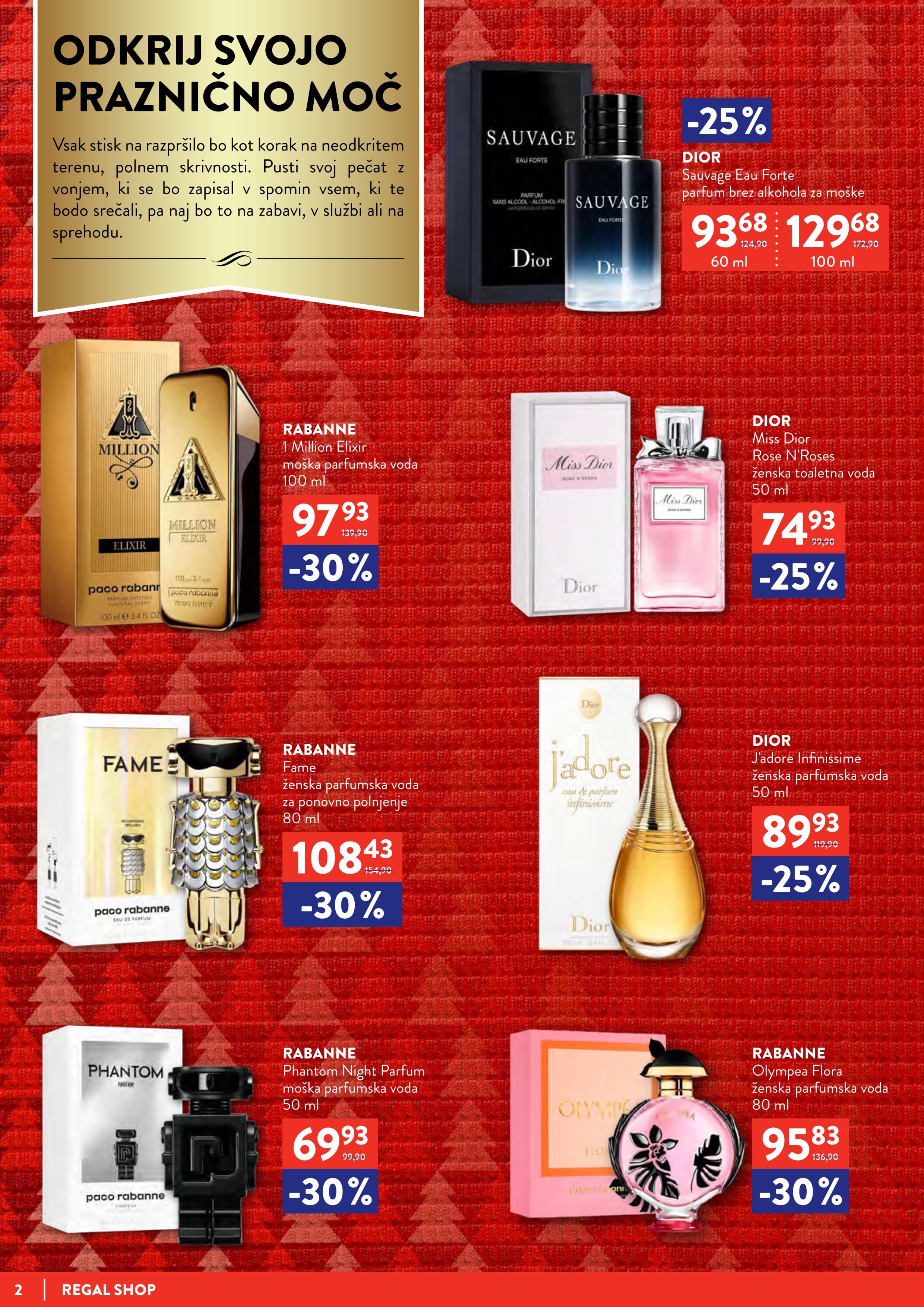 Stran 2. Regal Shop kataloga - Akcije od 01.12. do 05.01.2026.