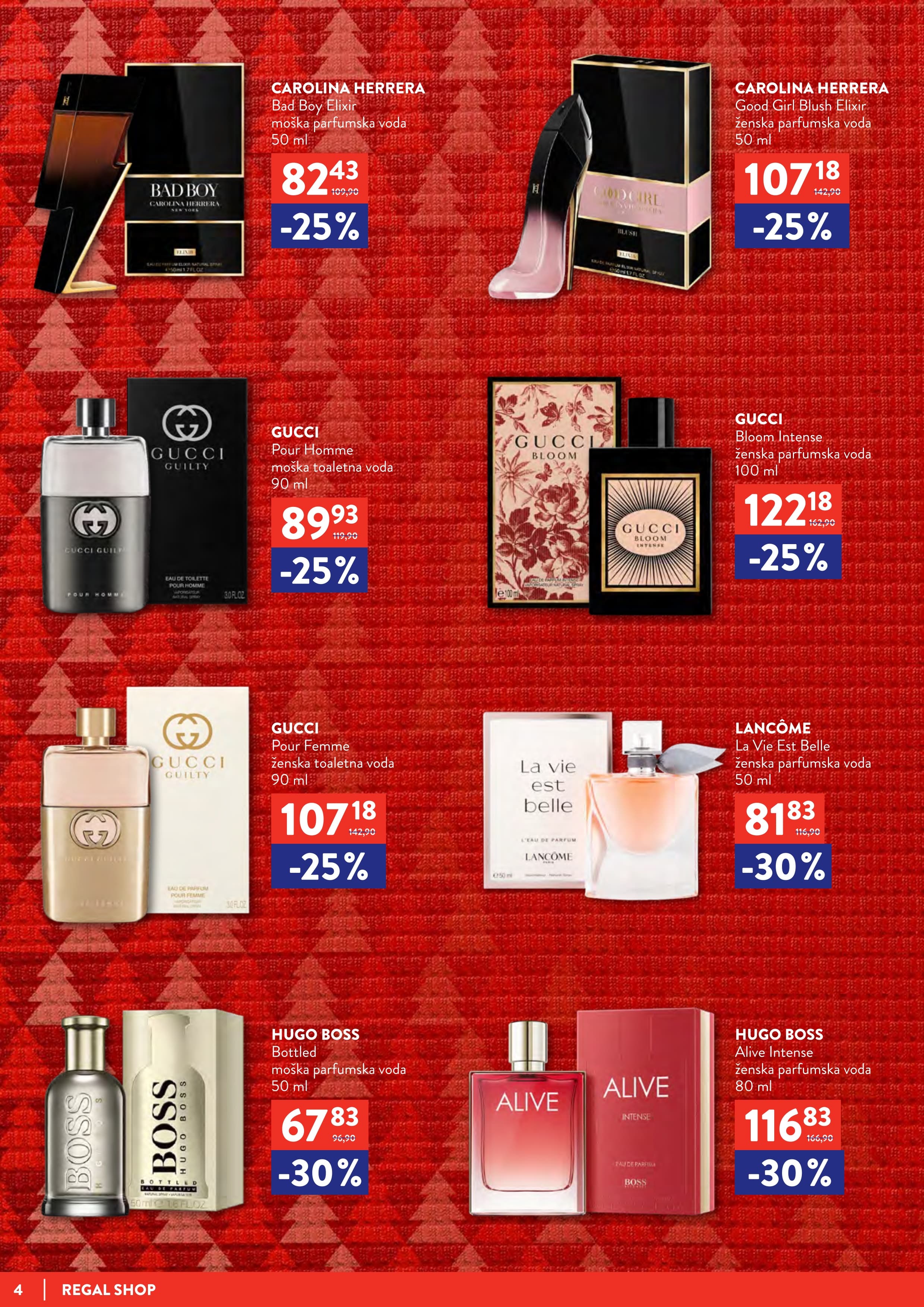 Stran 4. Regal Shop kataloga - Akcije od 01.12. do 05.01.2026.