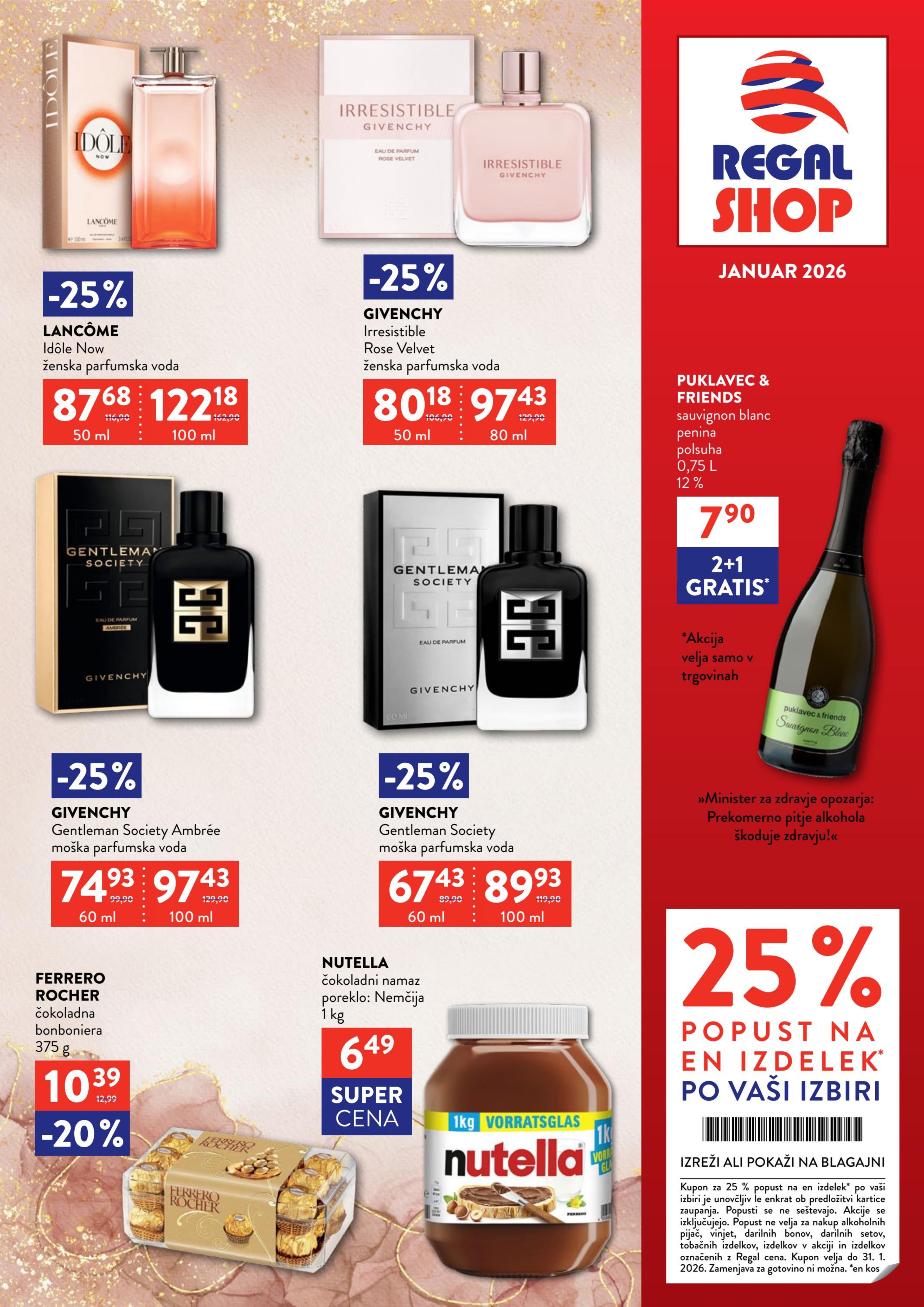 Stran 1. Regal Shop kataloga - Januar 2026