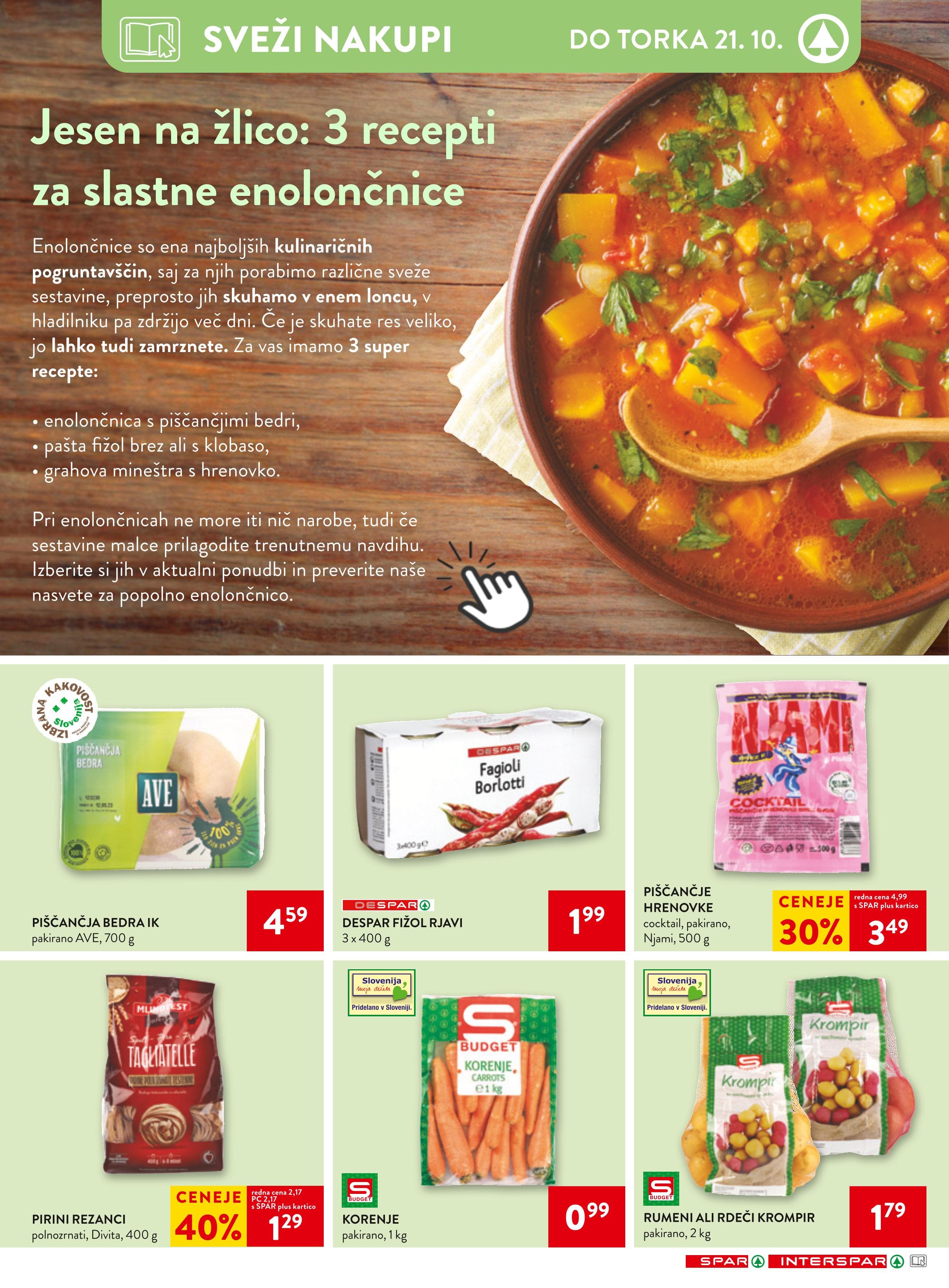 Stran 10. Spar kataloga - Akcije od 15.10. do 21.10.2025.