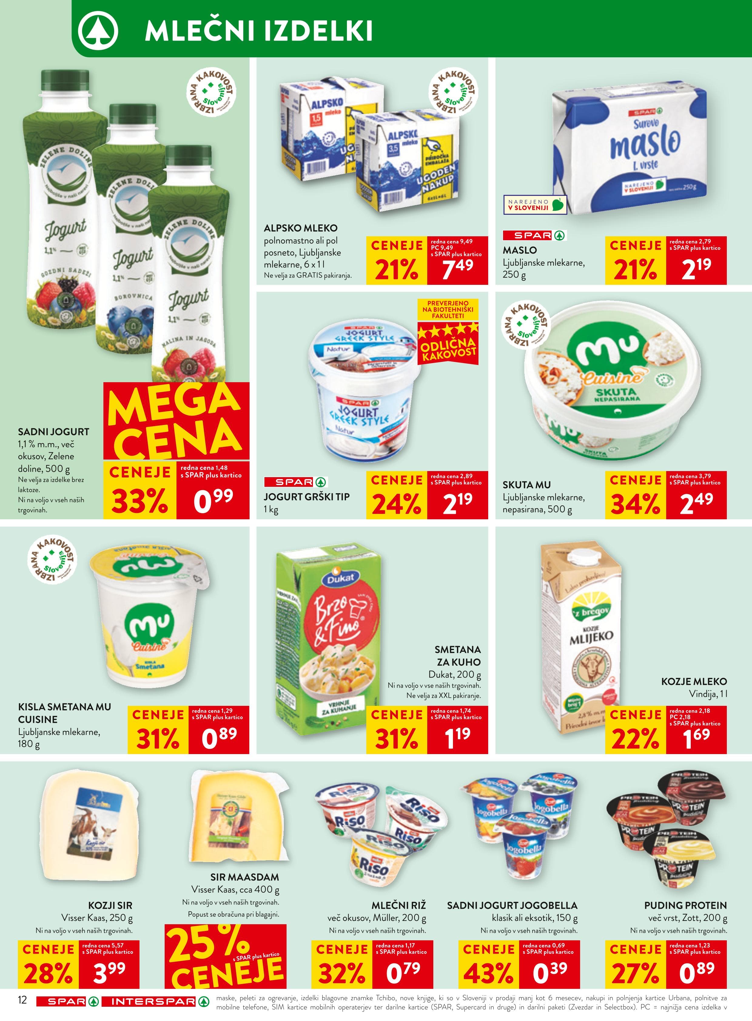 Stran 12. Spar kataloga - Akcije od 15.10. do 21.10.2025.