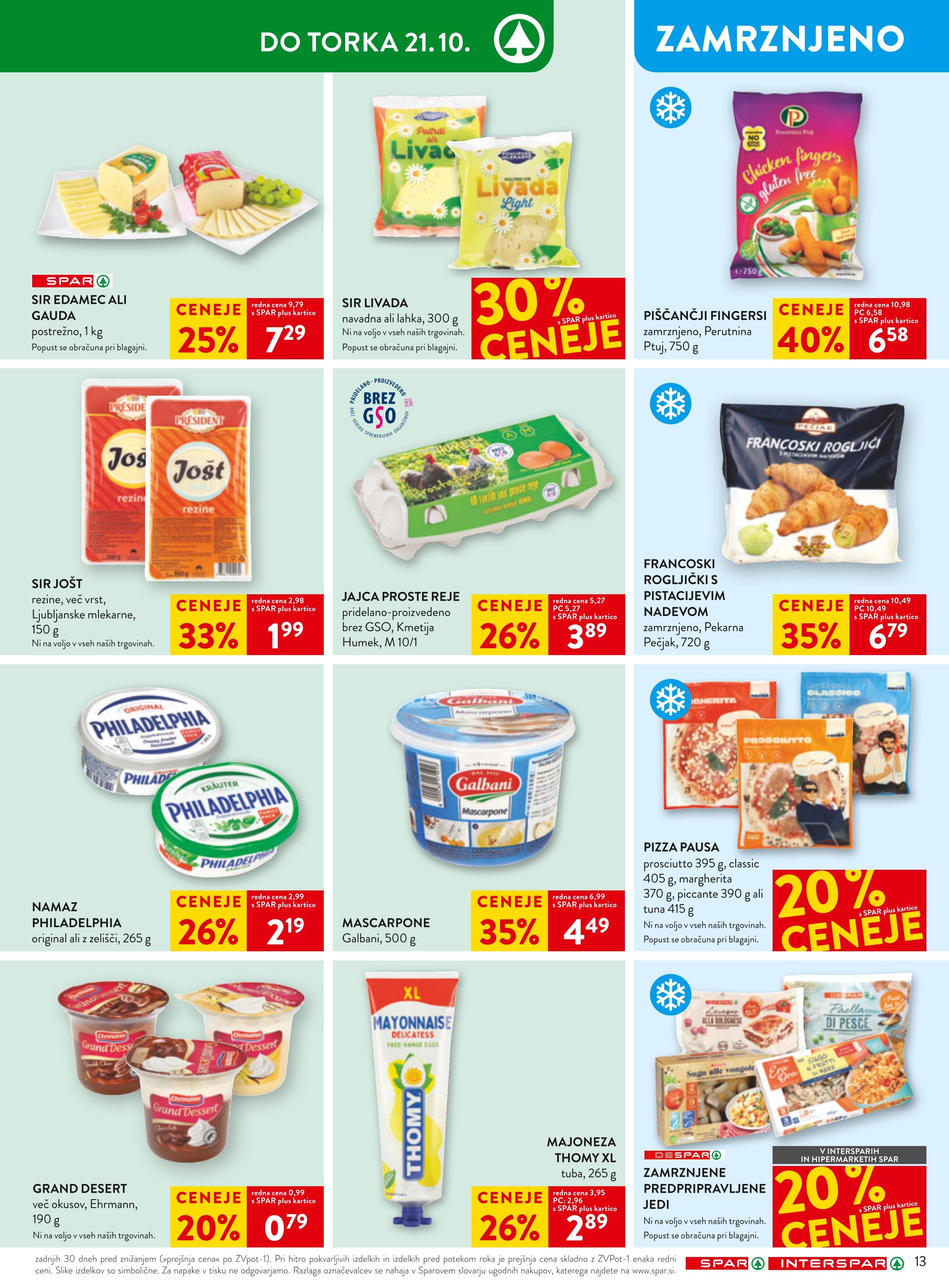 Stran 13. Spar kataloga - Akcije od 15.10. do 21.10.2025.