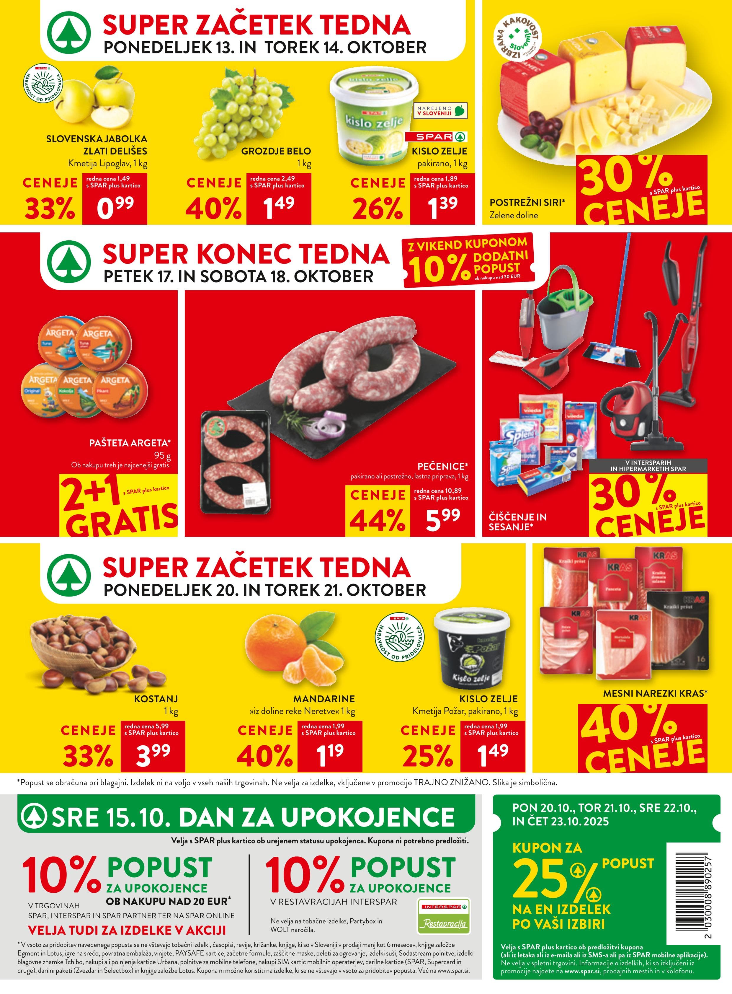 Stran 30. Spar kataloga - Akcije od 15.10. do 21.10.2025.