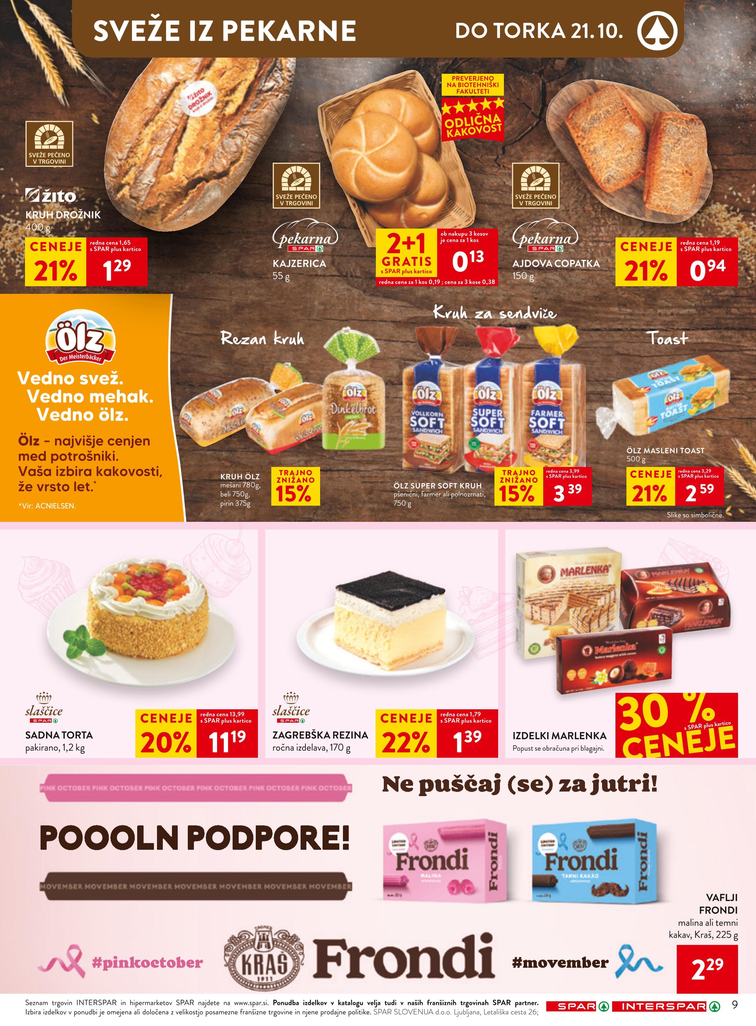 Stran 9. Spar kataloga - Akcije od 15.10. do 21.10.2025.