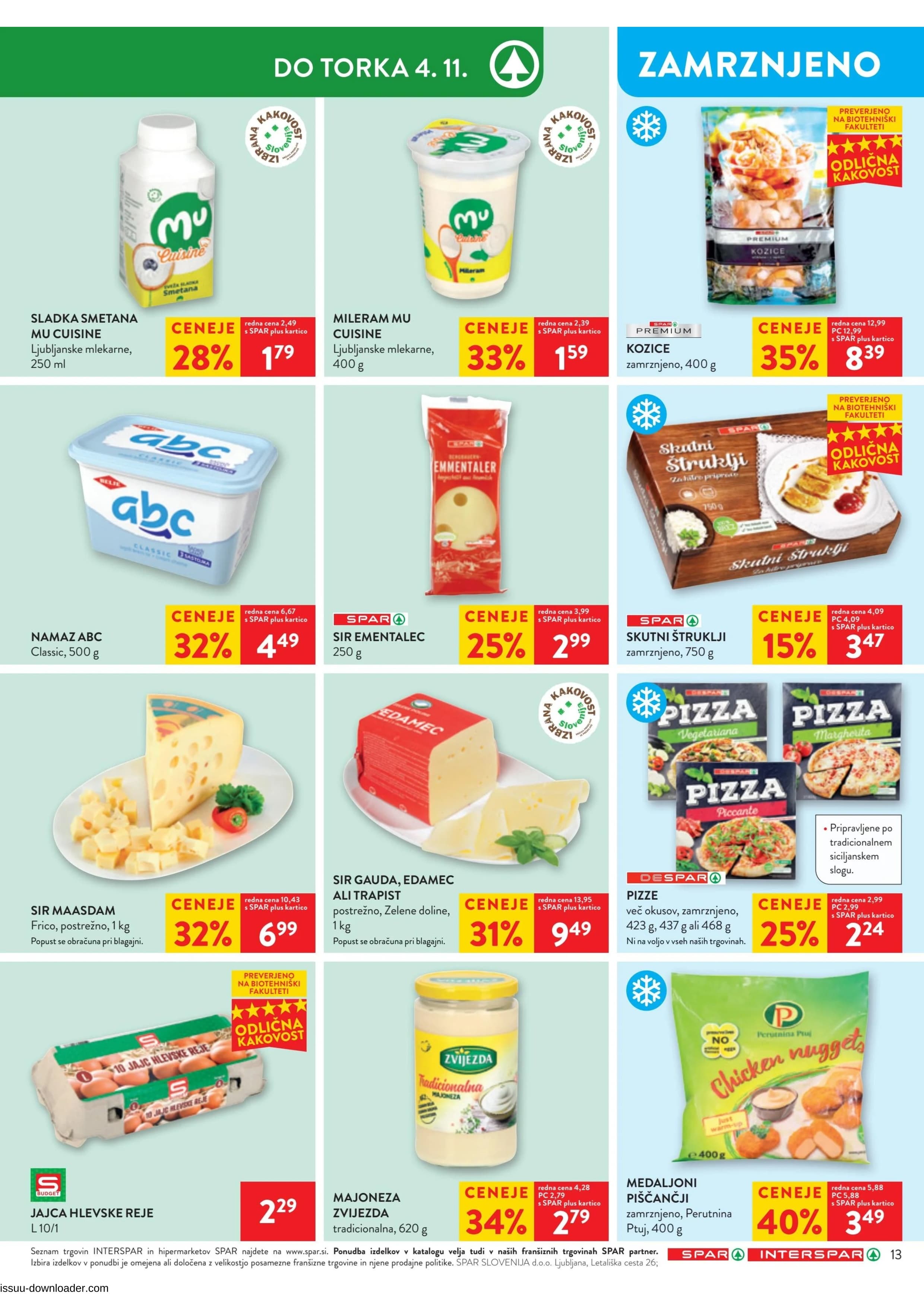 Stran 17. Spar kataloga - Akcije od 29.10. do 04.11.2025.
