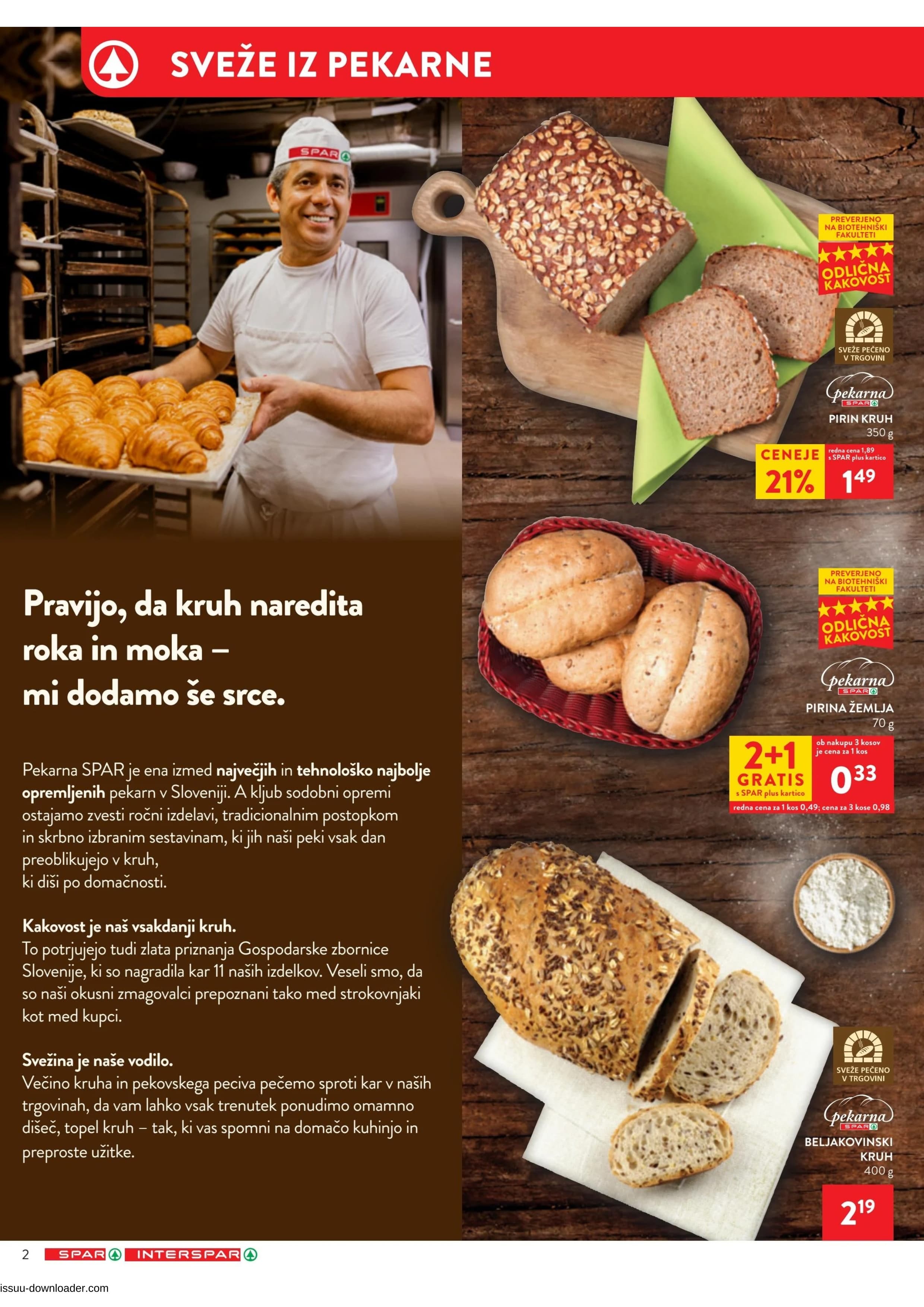 Stran 2. Spar kataloga - Akcije od 29.10. do 04.11.2025.