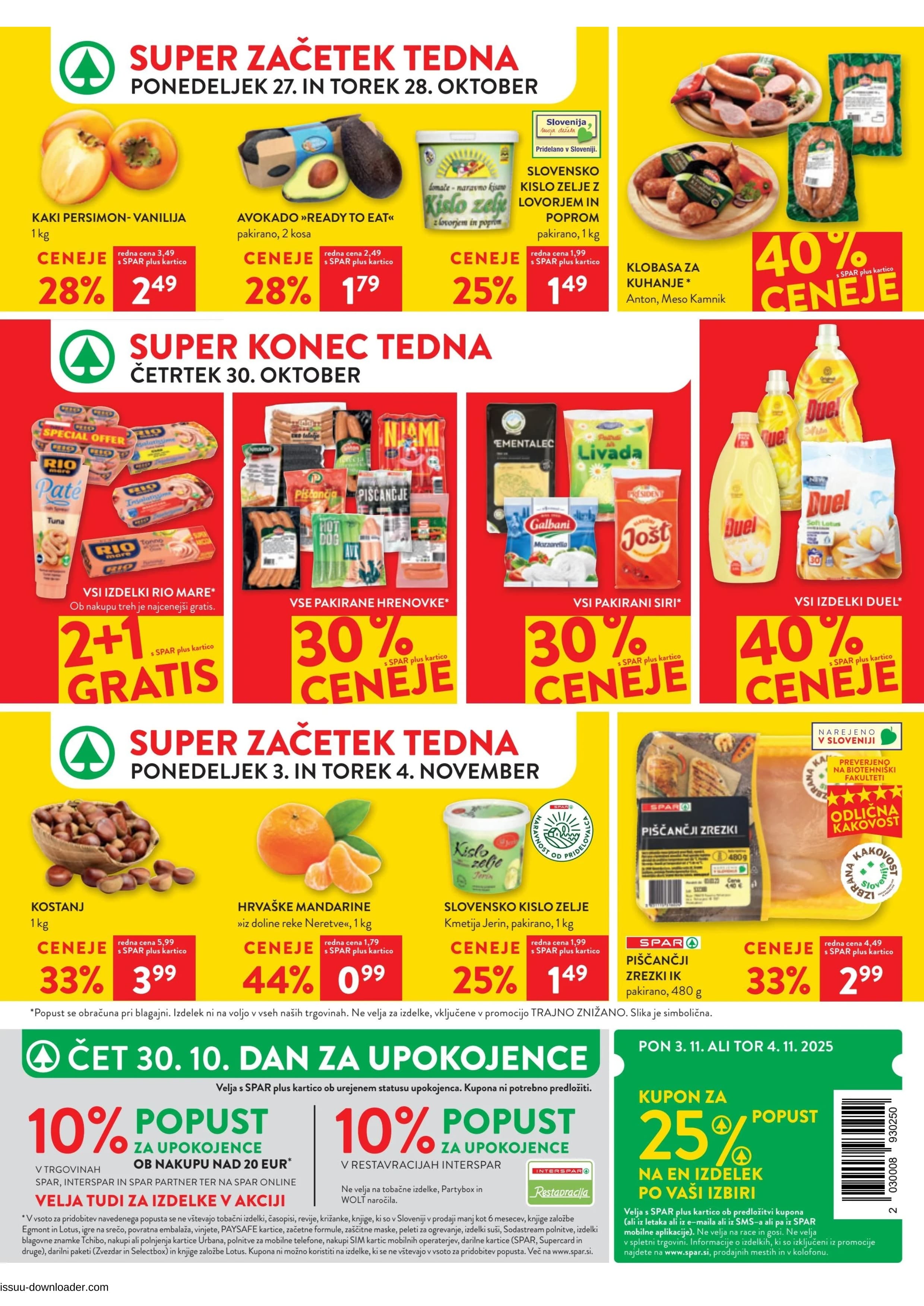 Stran 36. Spar kataloga - Akcije od 29.10. do 04.11.2025.
