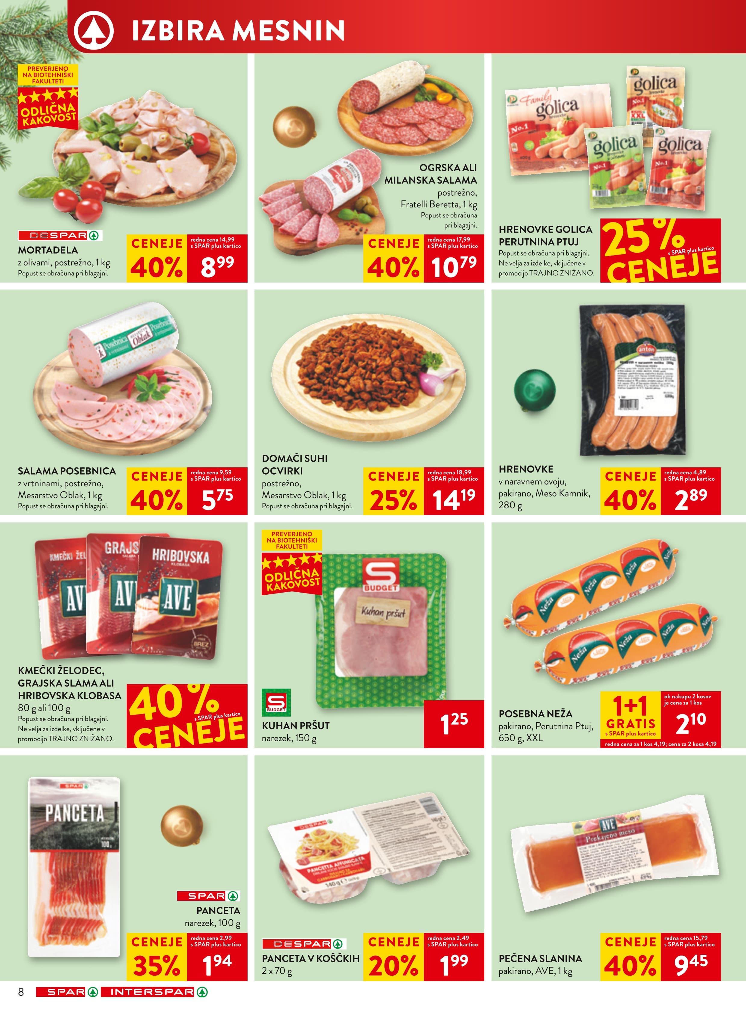 Stran 10. Spar kataloga - Akcije od 12.11. do 18.11.2025.