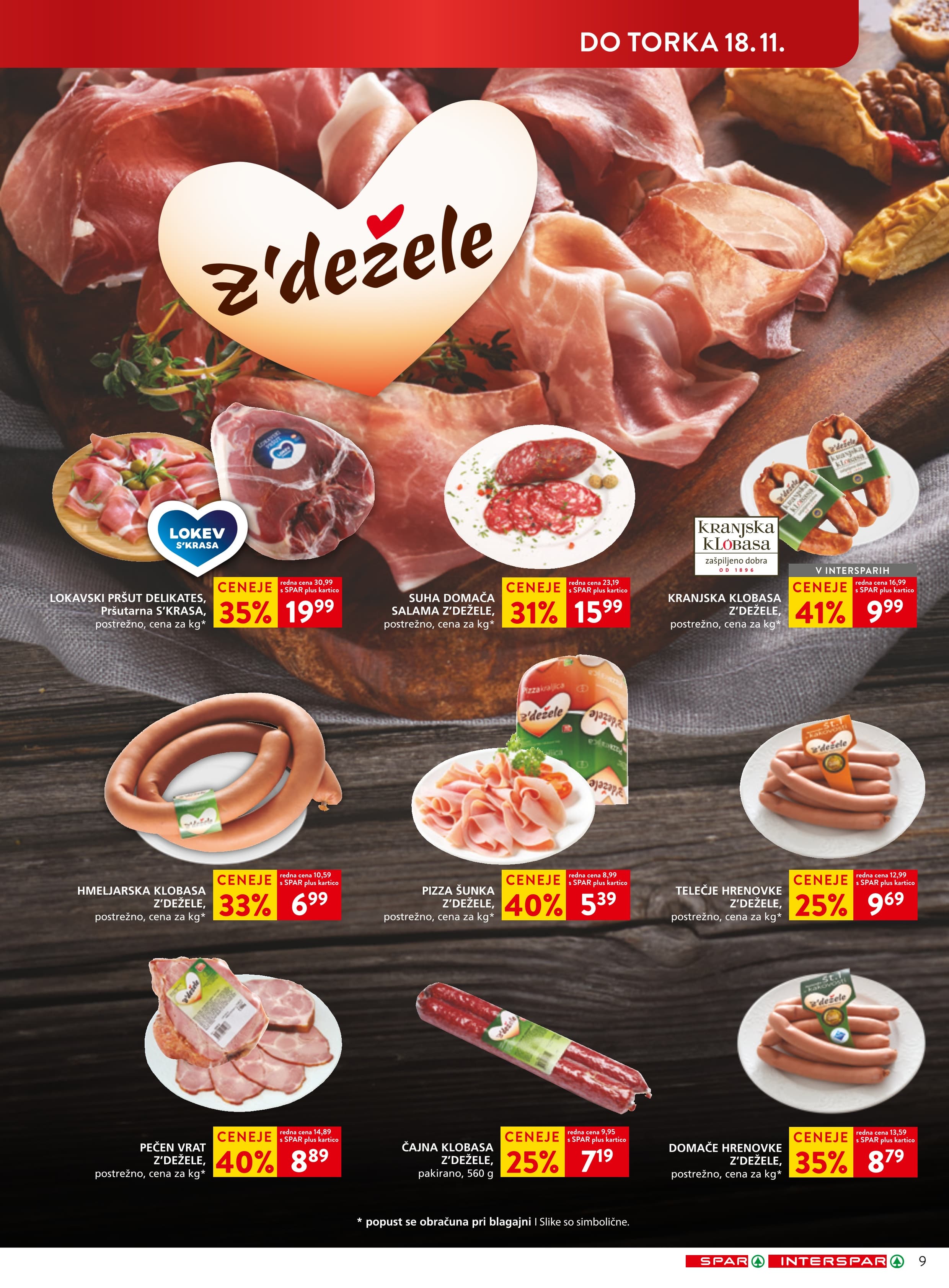 Stran 11. Spar kataloga - Akcije od 12.11. do 18.11.2025.