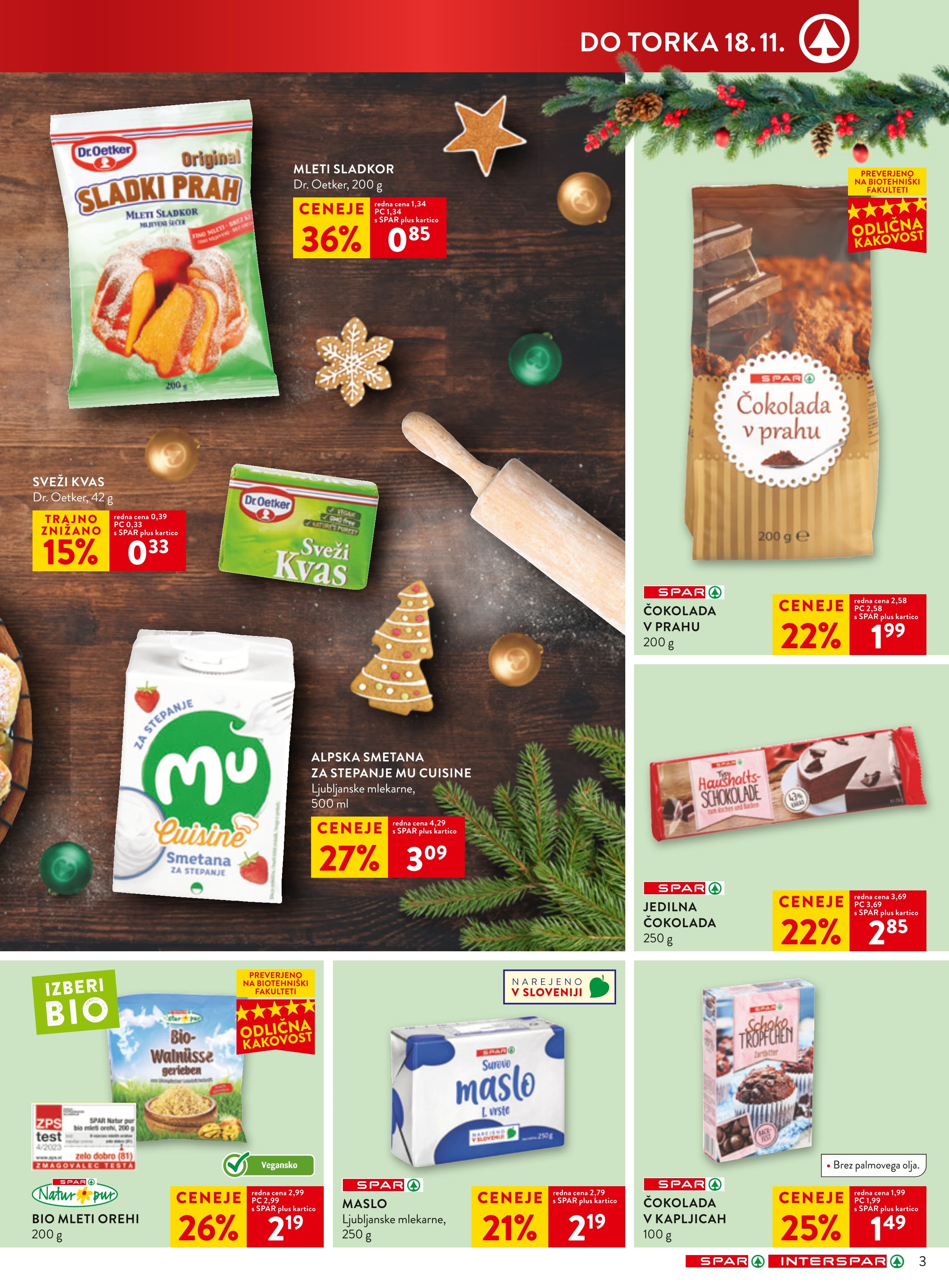 Stran 3. Spar kataloga - Akcije od 12.11. do 18.11.2025.