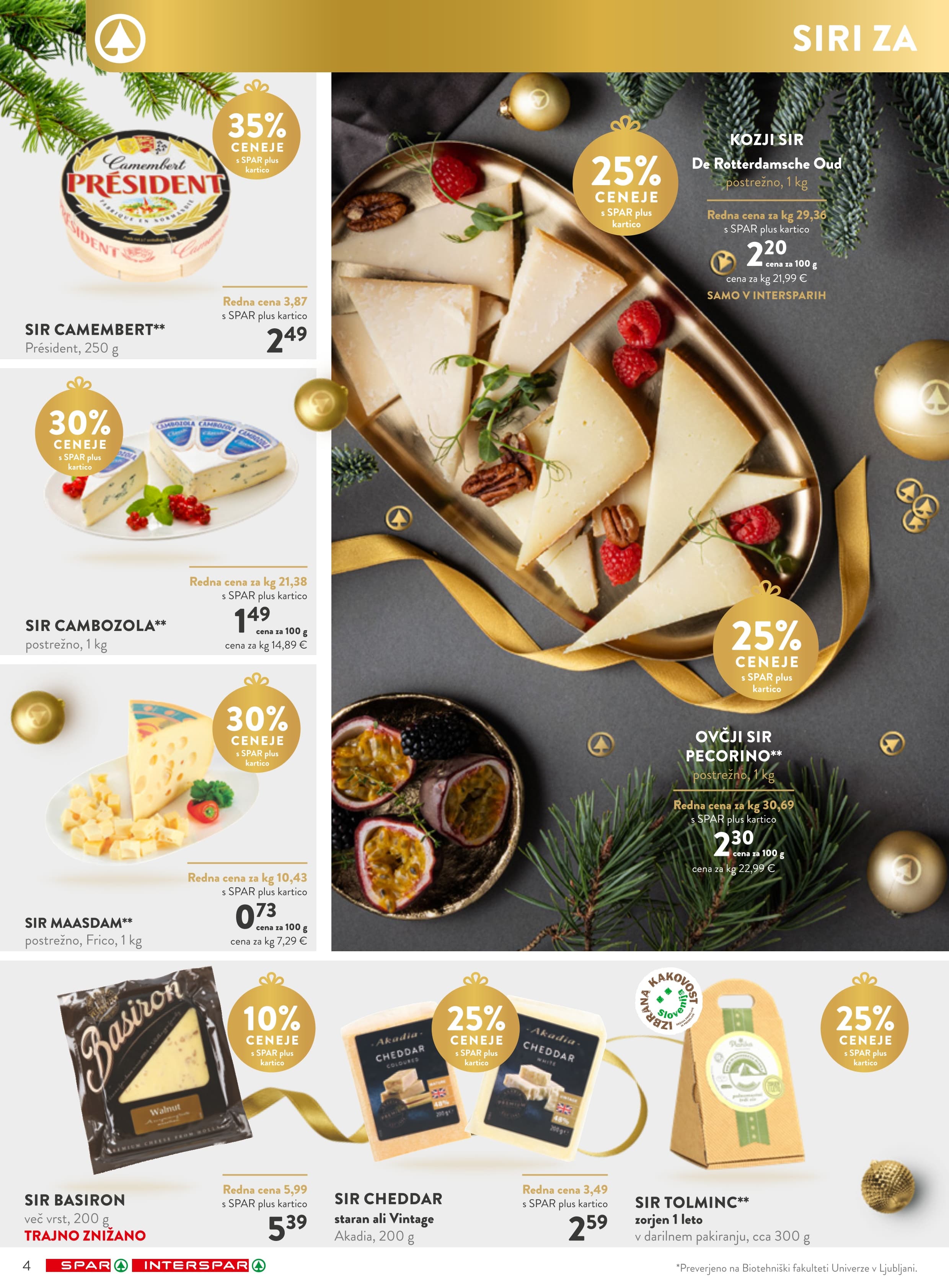 Stran 4. Spar kataloga - Akcije od 03.12. do 31.12.2025.