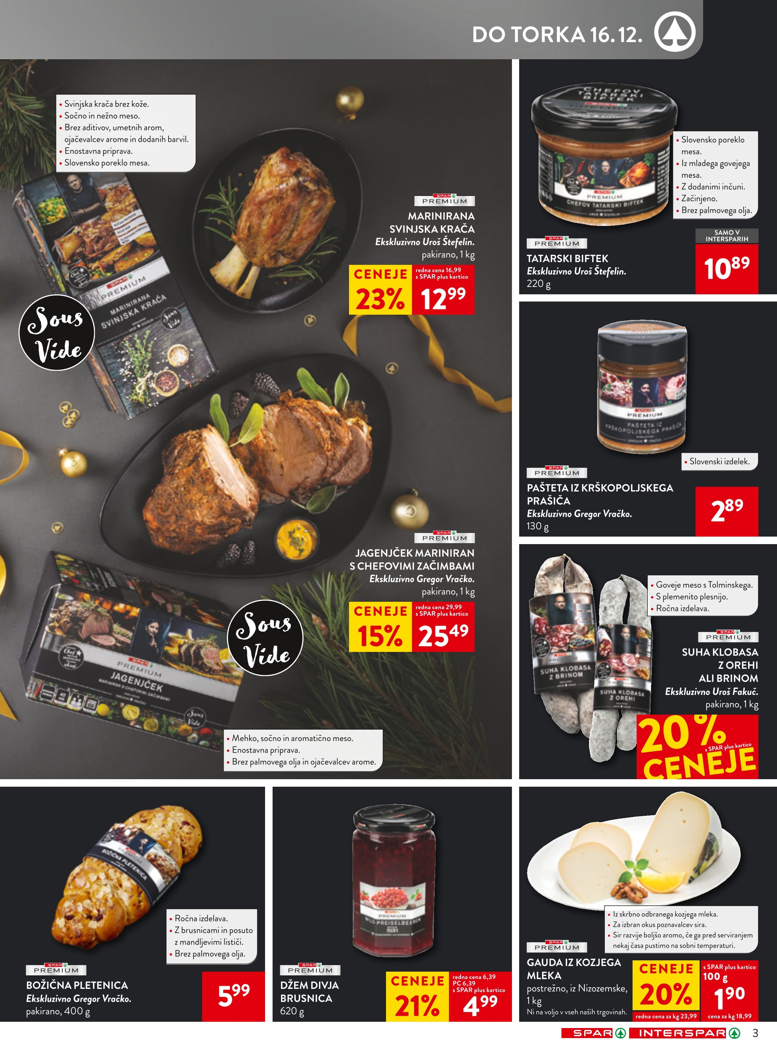 Stran 3. Spar kataloga - Akcije od 10.12. do 16.12.2025.