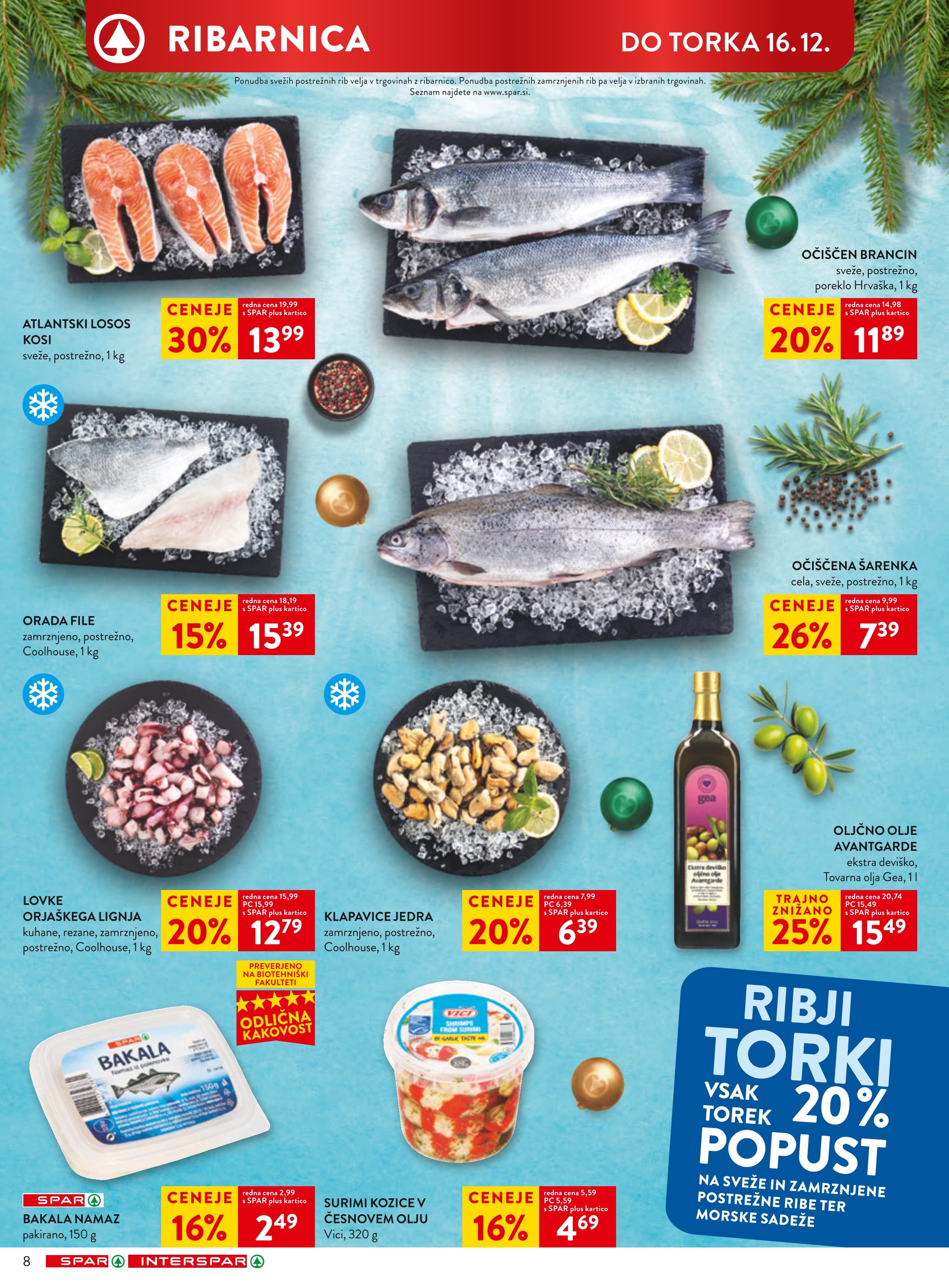 Stran 8. Spar kataloga - Akcije od 10.12. do 16.12.2025.