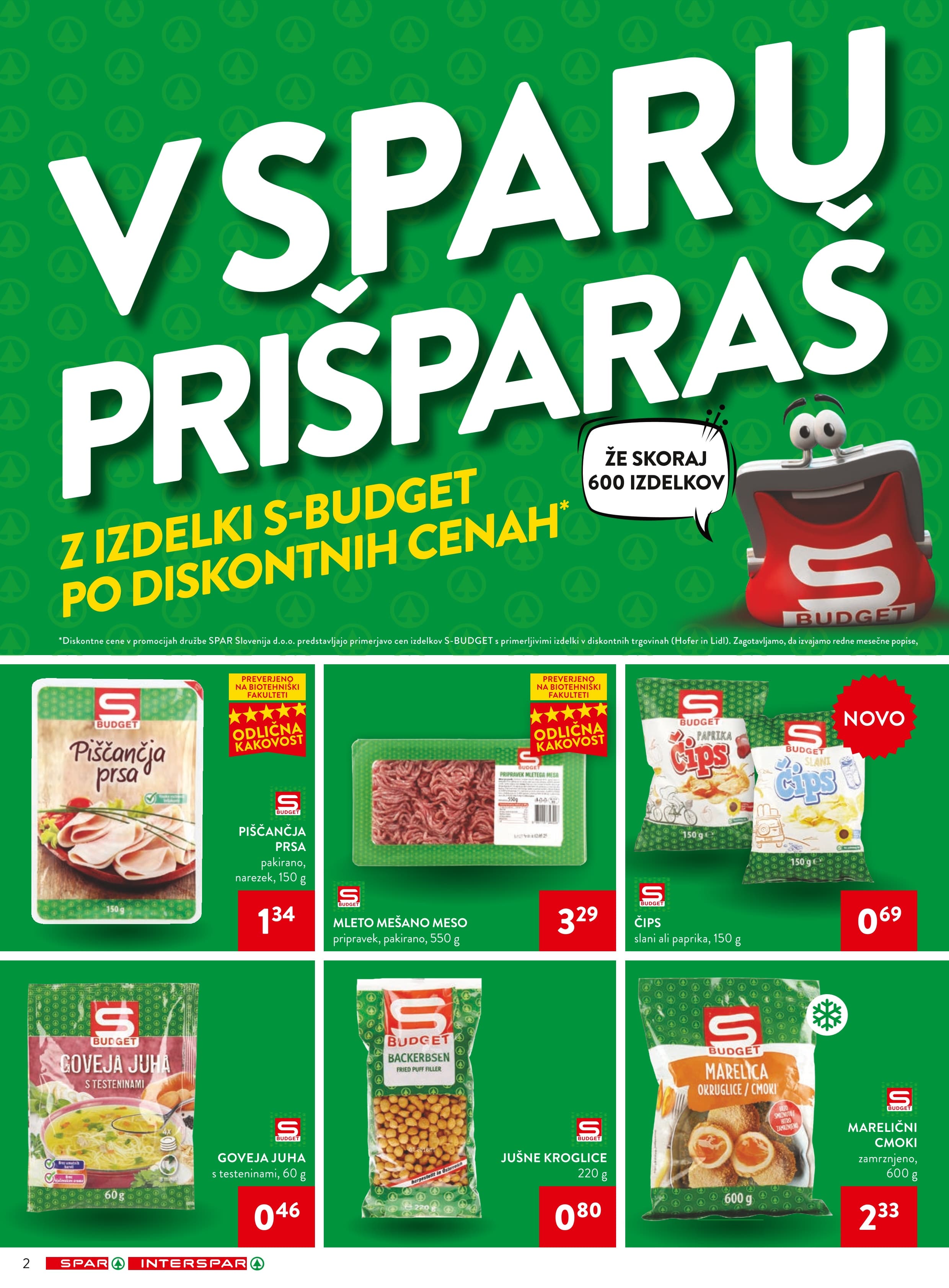Stran 2. Spar kataloga - Akcijska ponudba