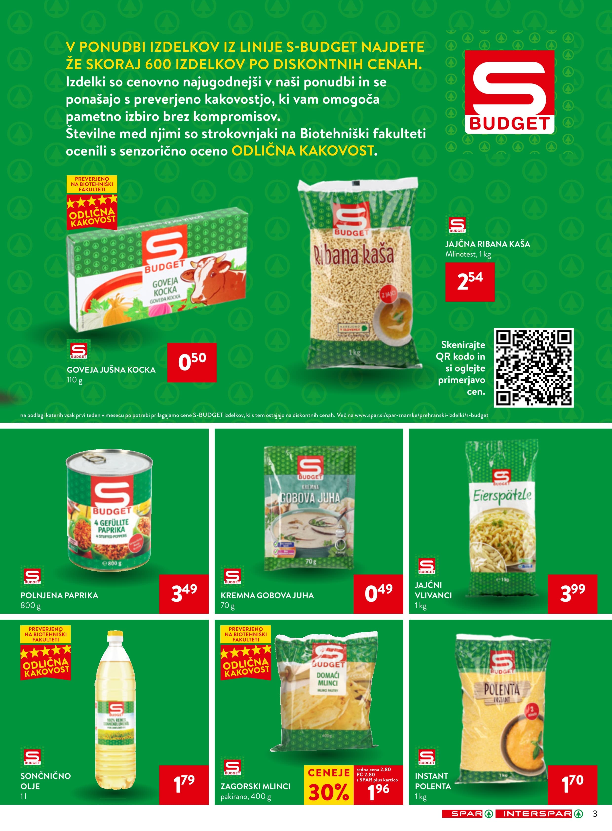 Stran 3. Spar kataloga - Akcija