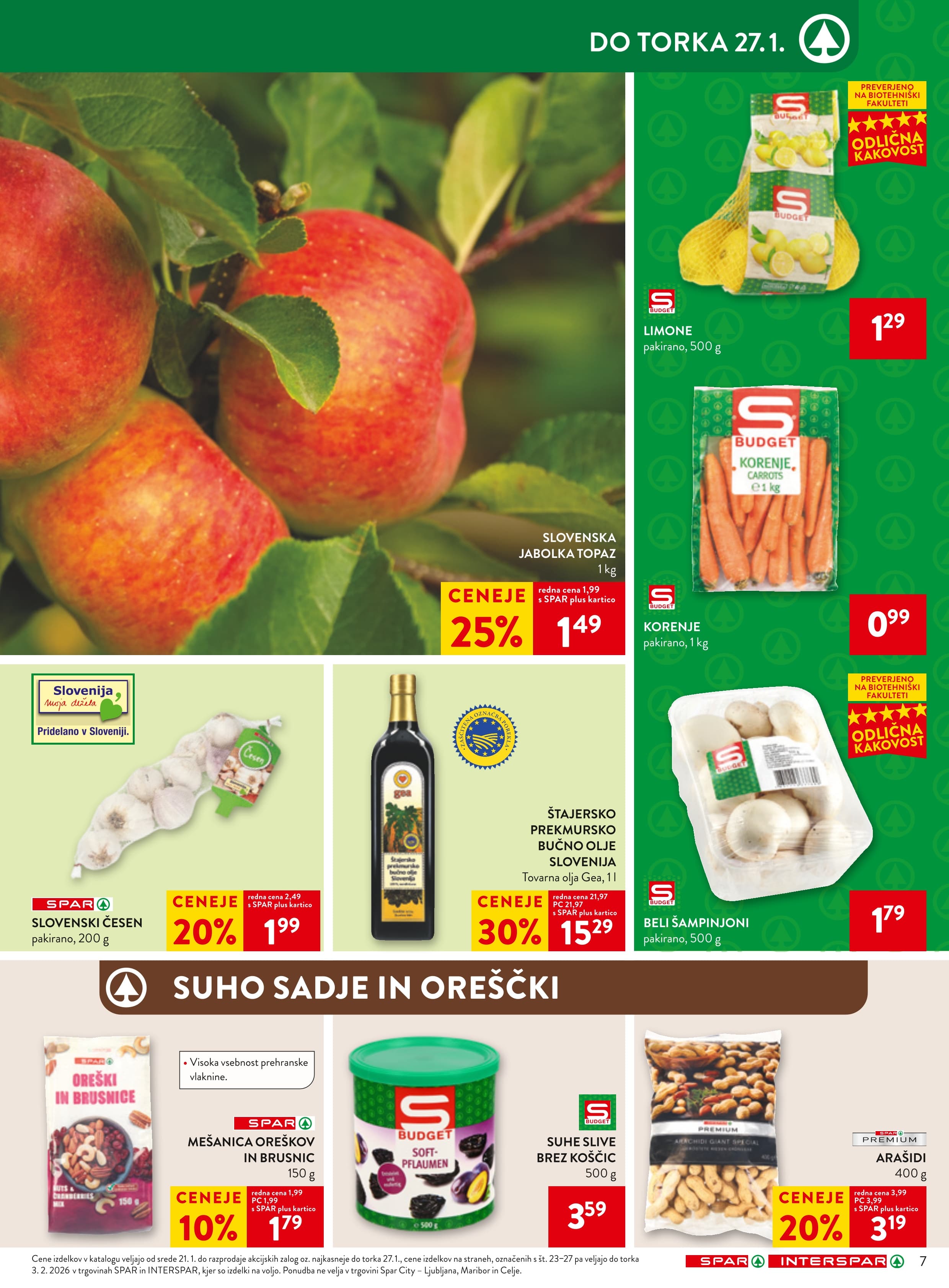 Stran 7. Spar kataloga - Akcija