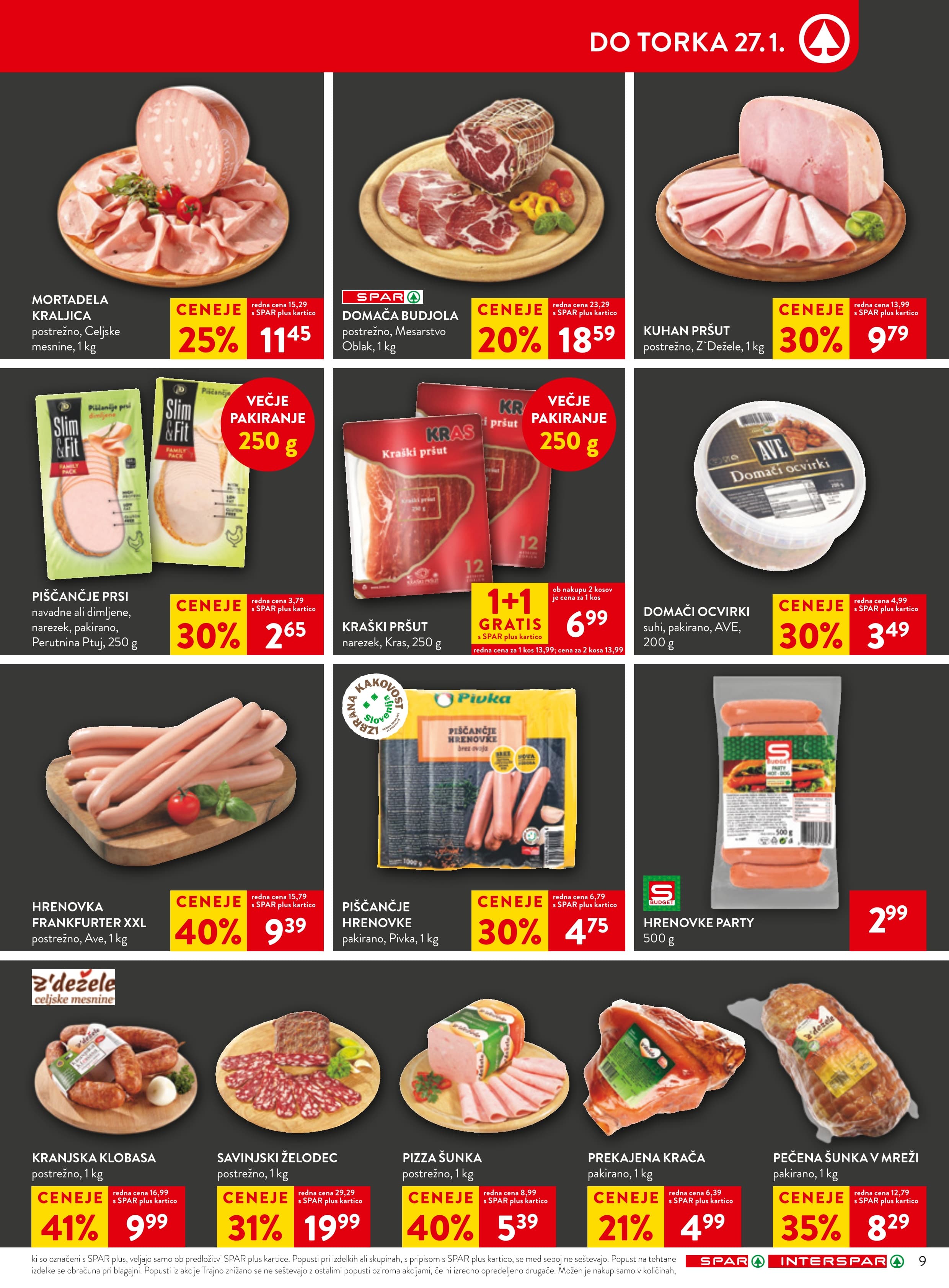 Stran 9. Spar kataloga - Akcija