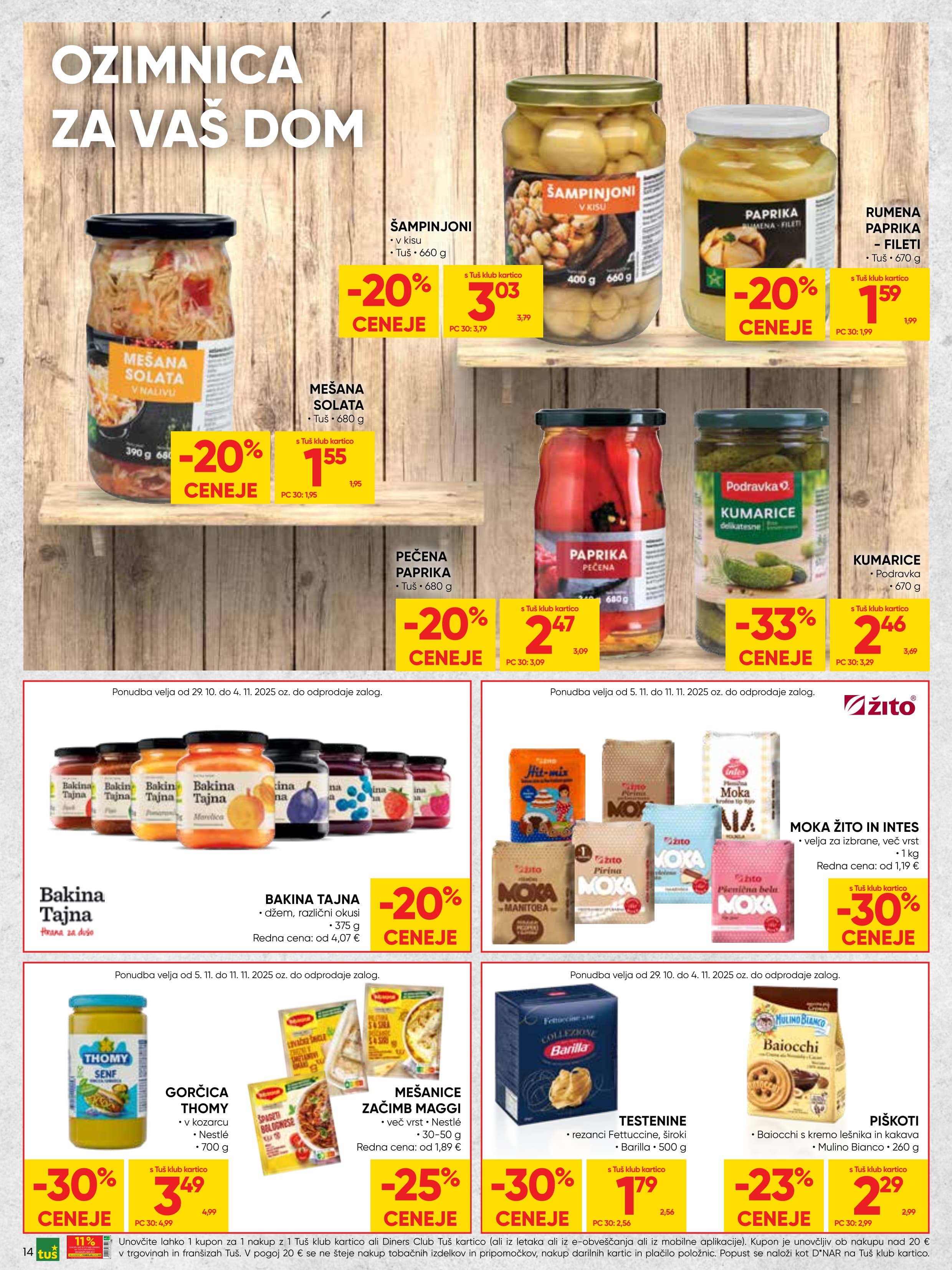 Stran 14. Tuš kataloga - Akcije od 29.10. do 11.11.2025.